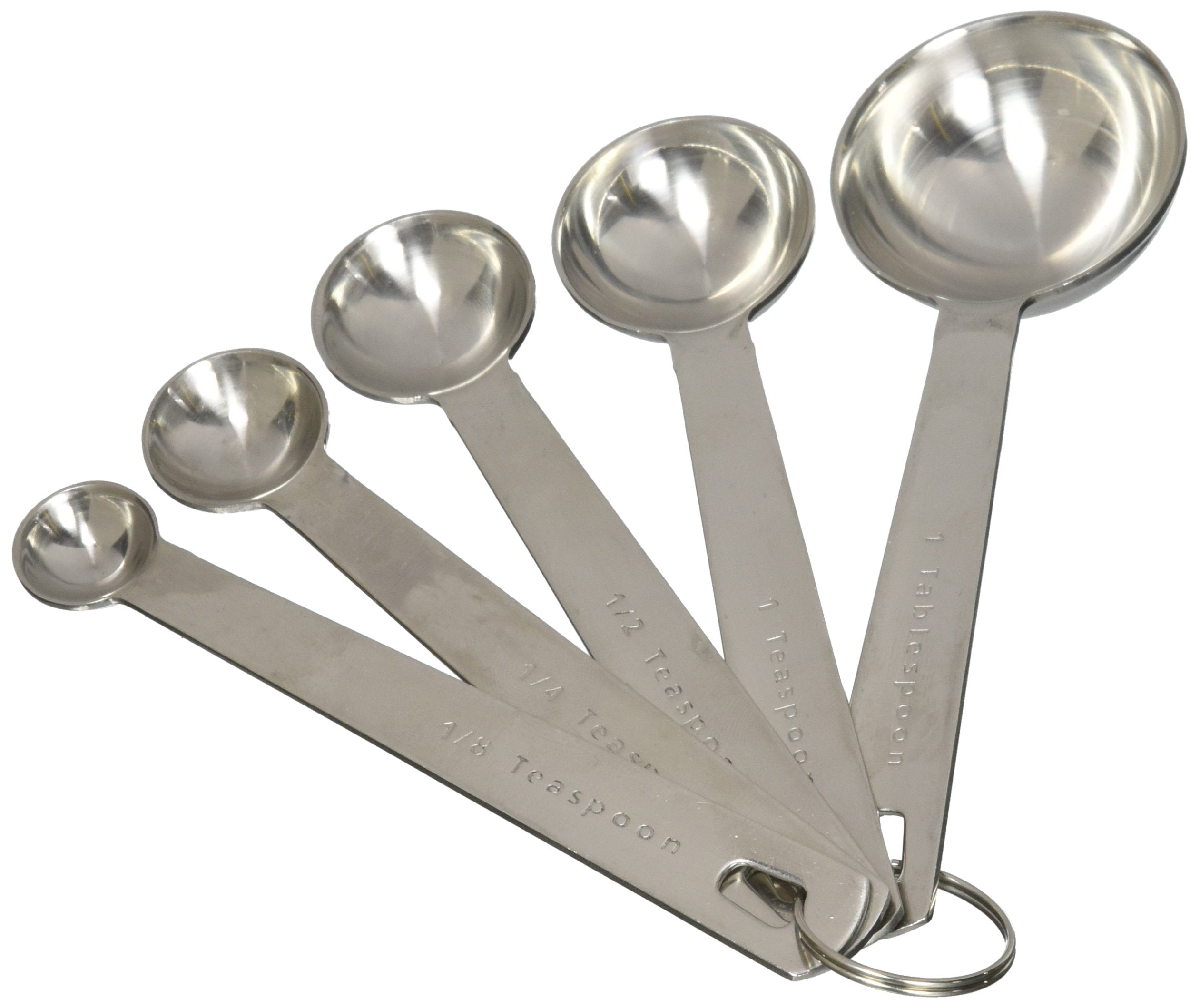Danesco Stainless Steel Measuring Spoons, Set Of 5