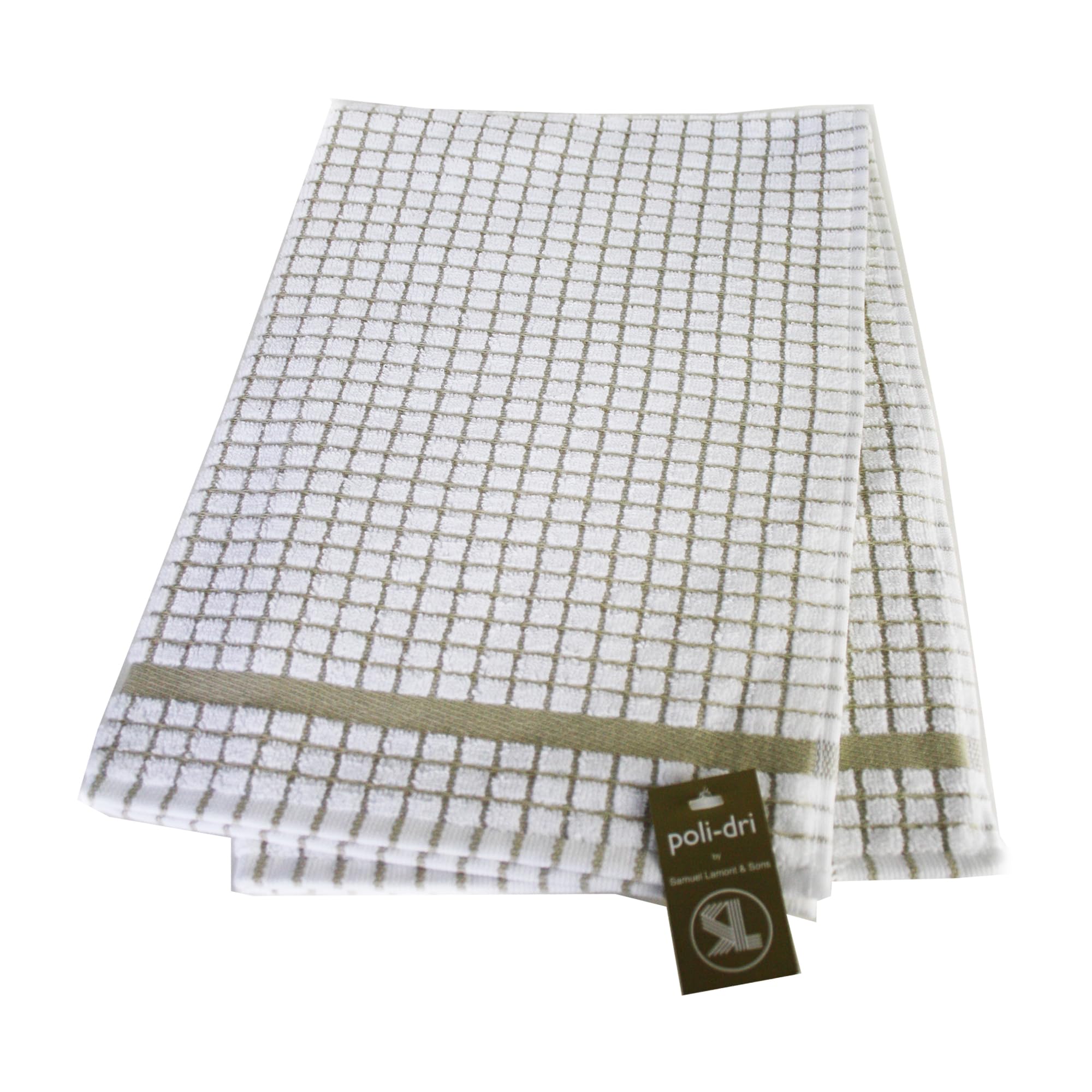 Samuel Lamont & Sons 706Be Poli Dri Tea Towel, Beige