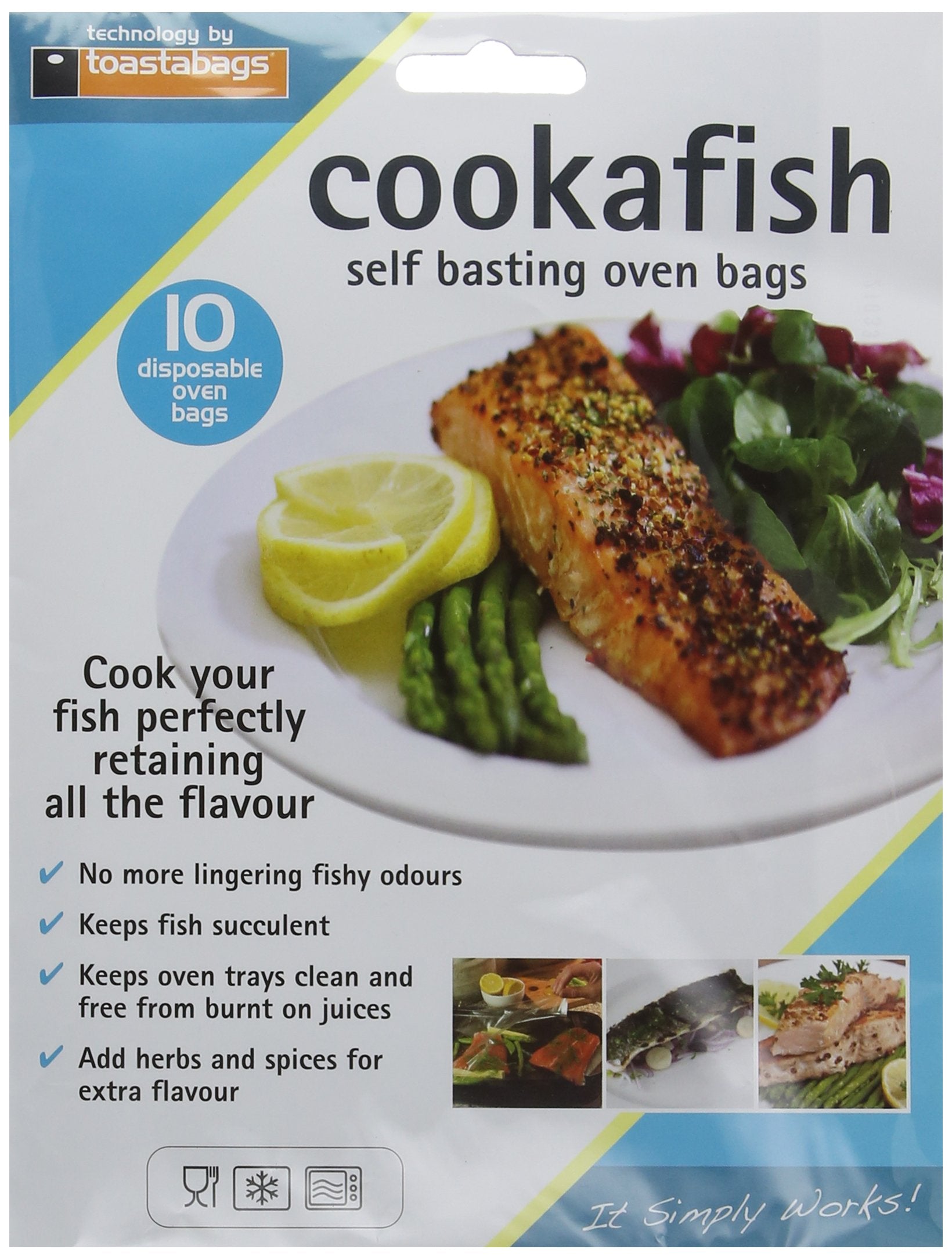 Toastabags Cookafish Oven Bags (Pack Of 30), 125 X 150Cm