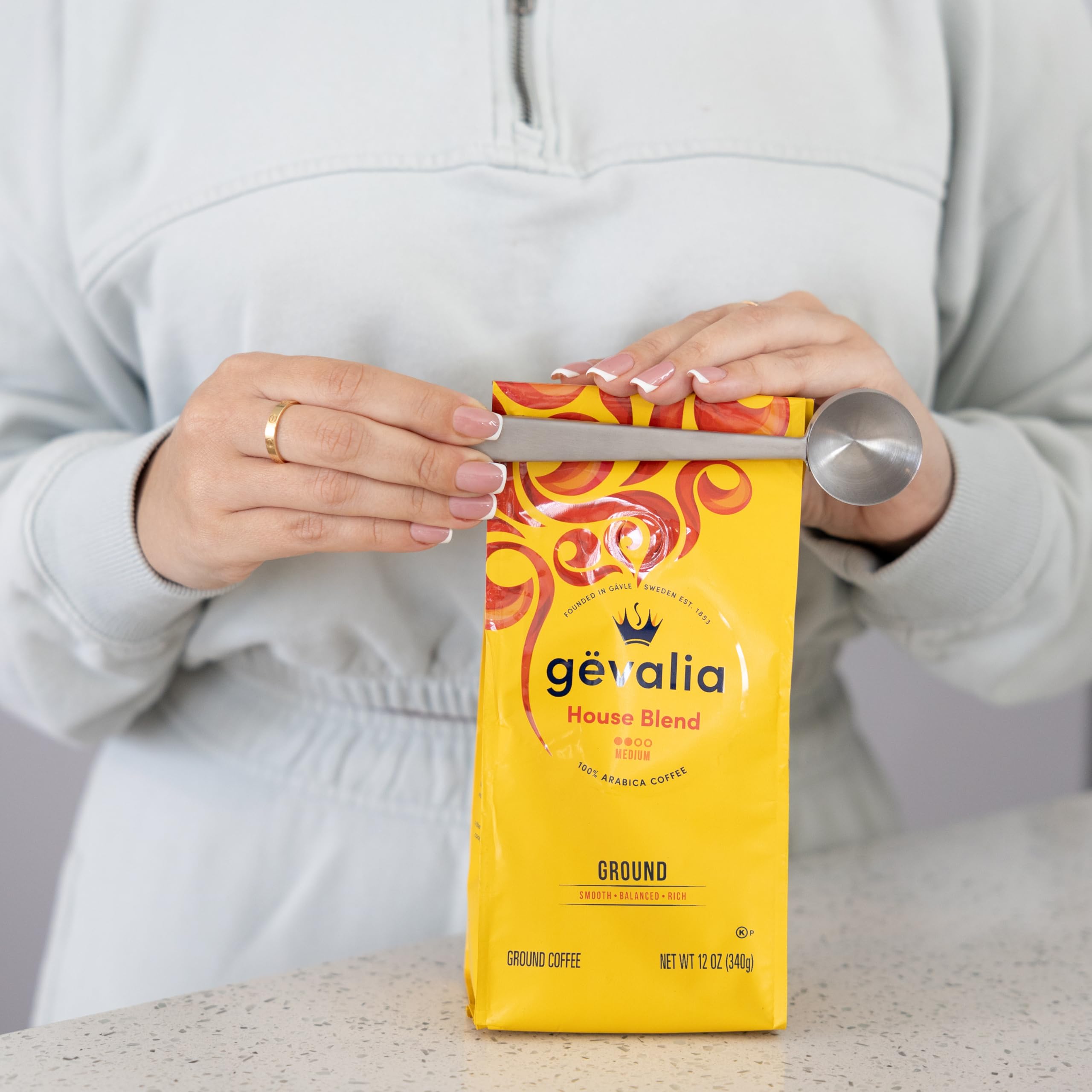 Fox Run Bag, 1 Tbl Coffee Spoon Clip, Stainless Steel