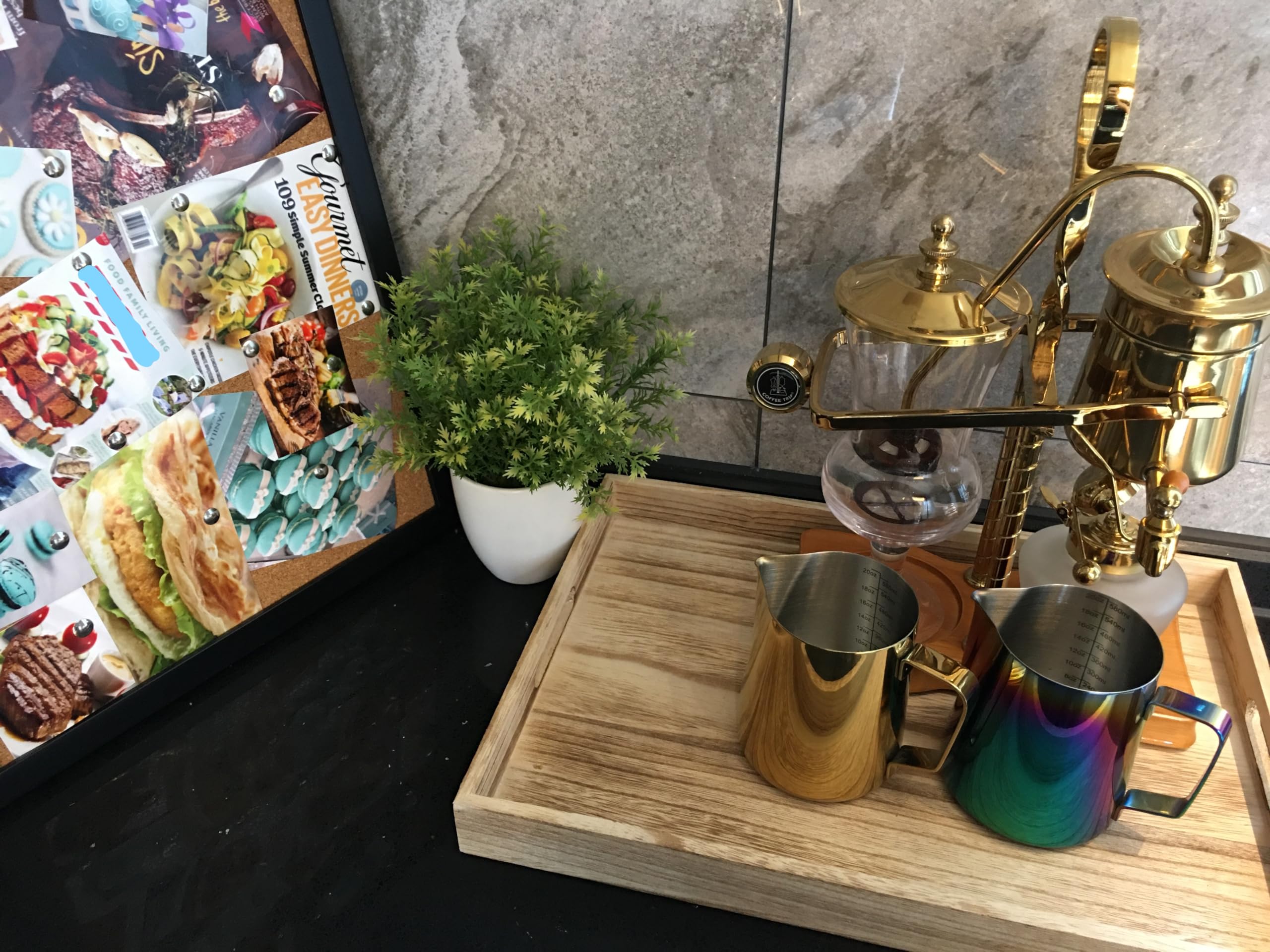 Joytata Milk Frothing Pitcher 20Oz Stainless Steel Cup Perfect For Latte Art,Espresso Maker,Cappuccino Maker-18/8 Stainless Stee