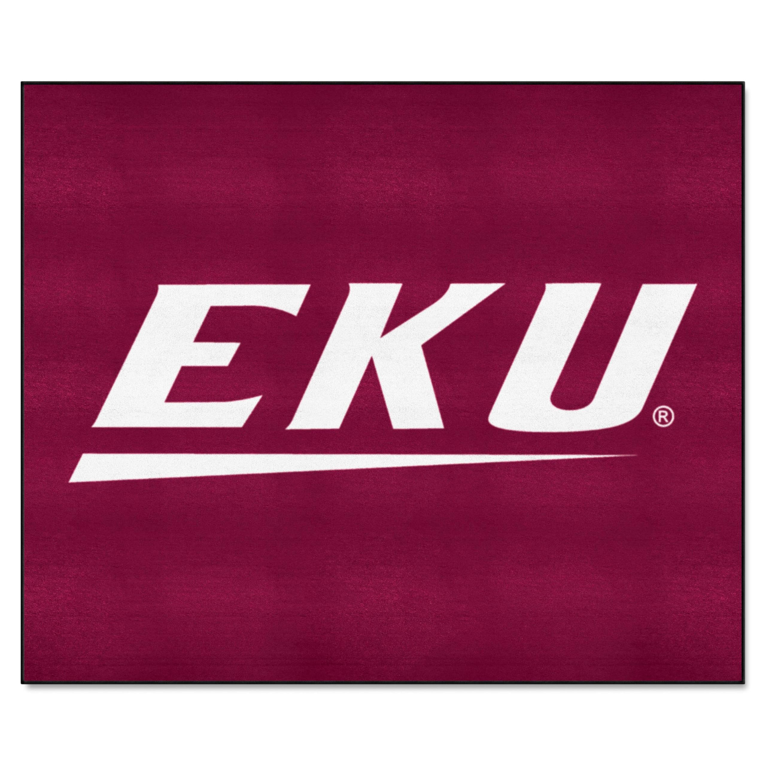 FANMATS 455 Eastern Kentucky Colonels Tailgater Rug - 5ft. x 6ft. Sports Fan Area Rug, Home Decor Rug and Tailgating Mat