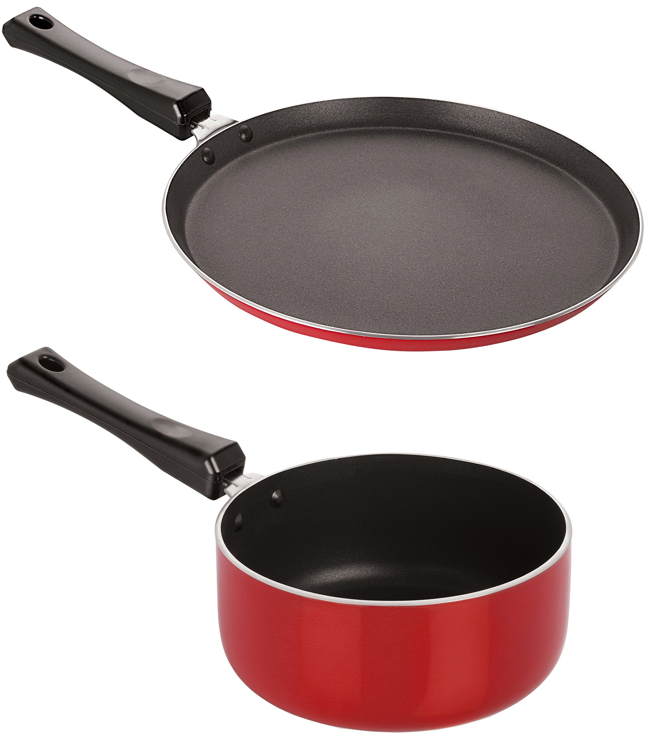 Nirlon NonStick Aluminium Heat Resistance Cookware Utencil Combo Gift Set Offer, Multi Color