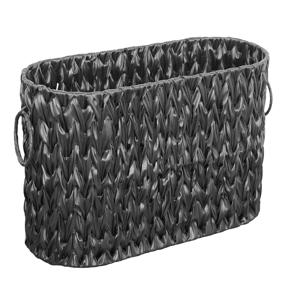 Coeusy Toilet Paper Storage Basket,Large Free Standing Toilet Paper Organizer,Extra Toilet Paper Holder For Up To 9 Mega Rolls,W