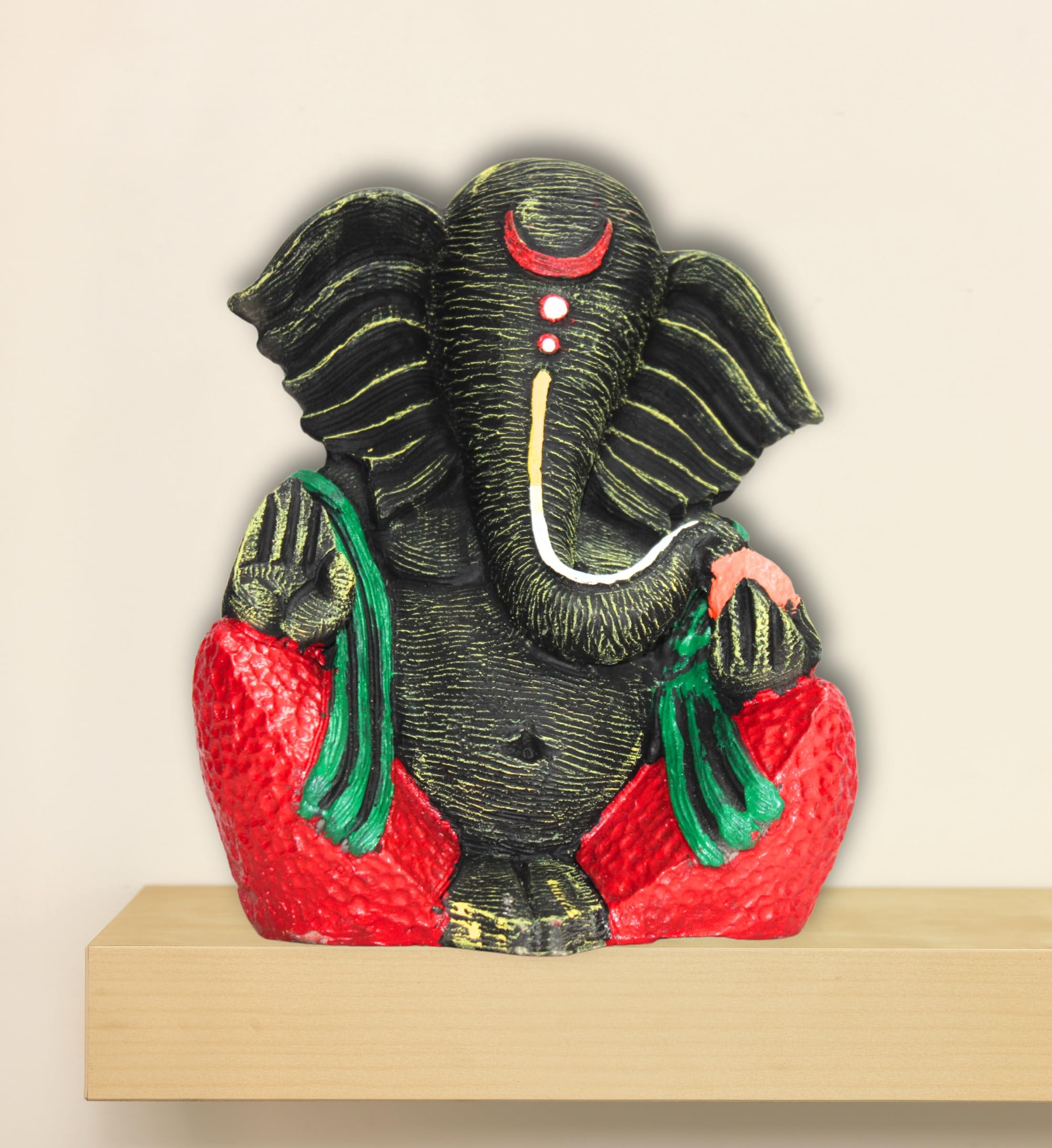 Stark Dcor Radiant Ganesh Showpiece Platformfor Prosperity And Blessing Decoration Items For Home Decor & Office Table Gifts