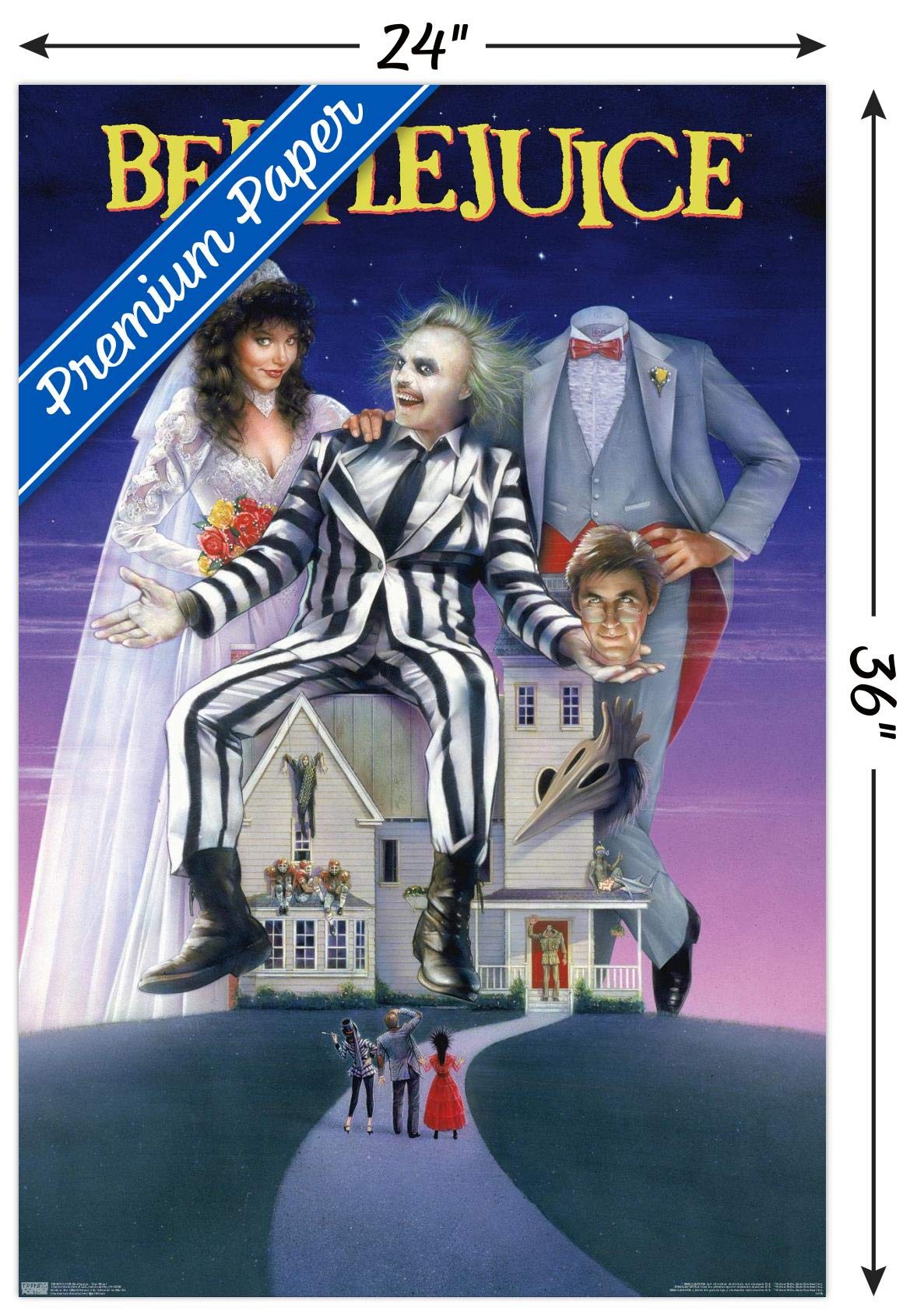 Trends International 24X36 Beetlejuice - One Sheet Wall Poster