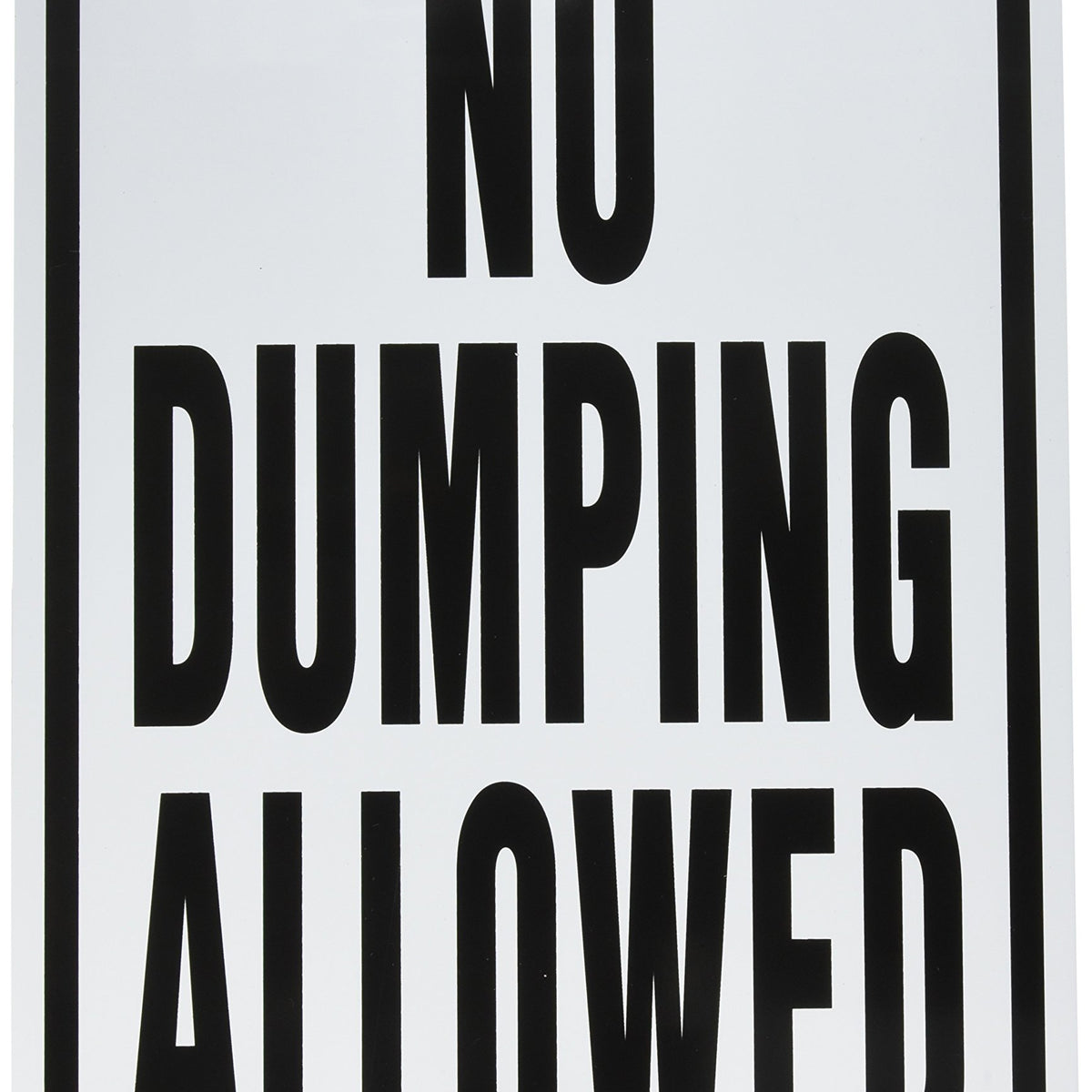 Hy Ko Hw-4 12 X 18 No Dumping Allowed Hwy Sign – Homenkitchenshop