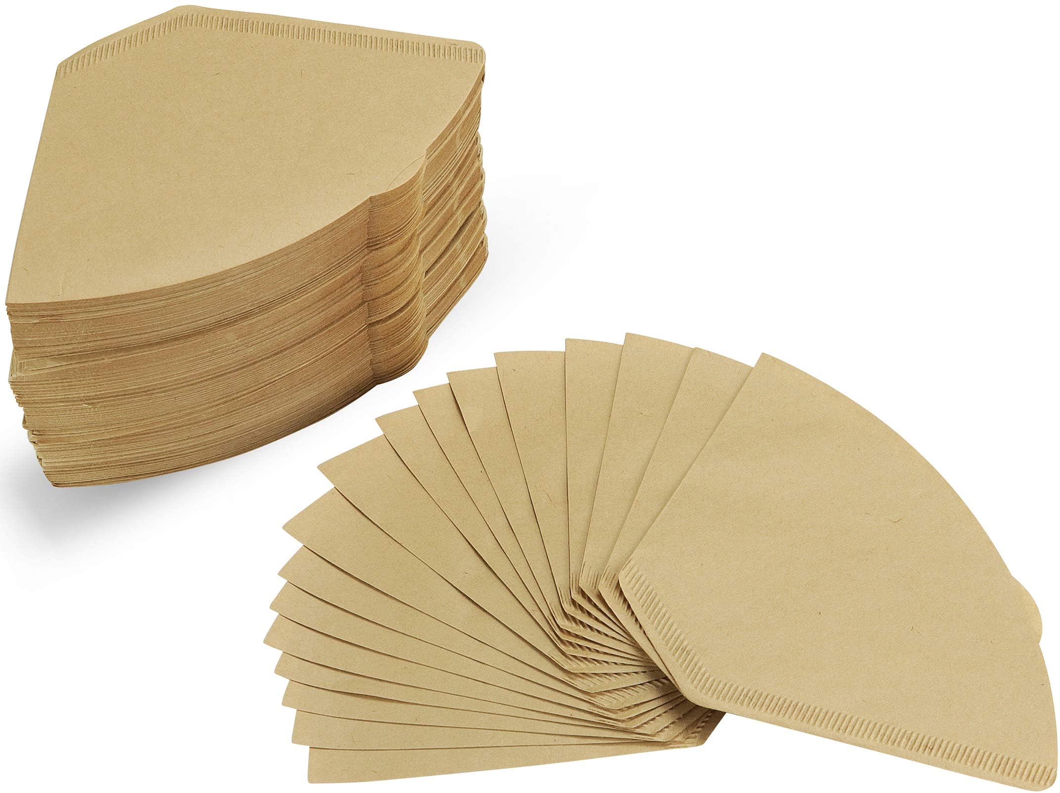 #4 Coffee Filters (100 Count), Unbleached Coffee Filters Made With Firm, Crepe-Textured Paper