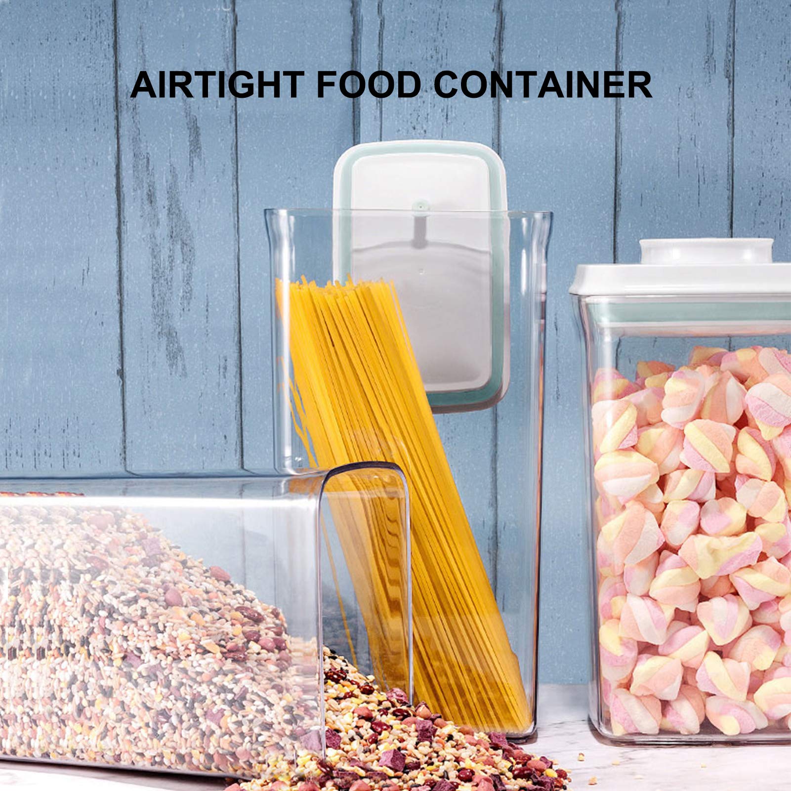 Cozey Daily Food Storage Airtight Container Milky Powder Formula Dispenser With Spoon Bpa-Free Airtight Jar, No Scraper Design,