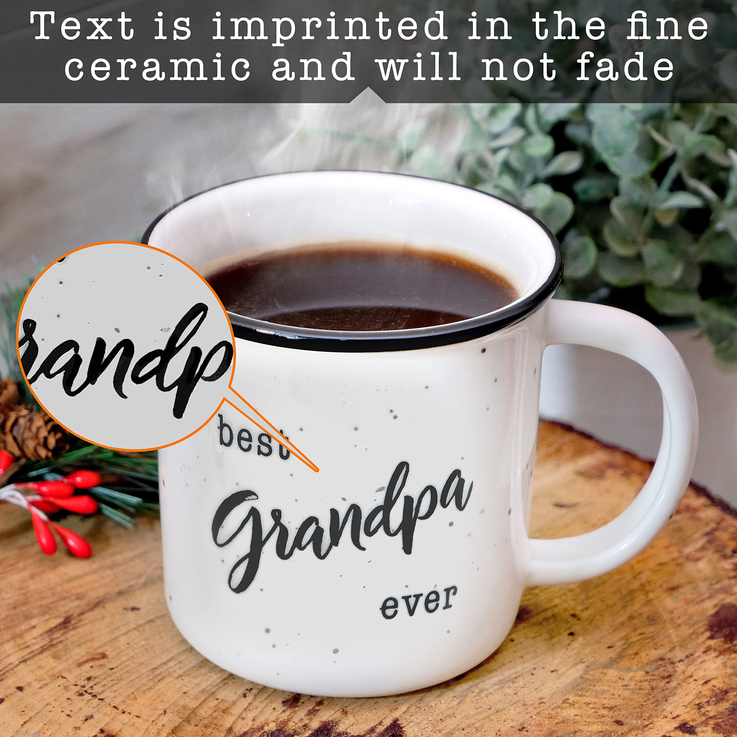 MAINEVENT Best Grandpa Ever Mug 11 Ounce  Best Grandpa Mug Funny  Best Grandpa Coffee Mug  Best Grandpa Ever Coffee Mug  Best Grandpa Ever Coffee Cup  Coffee Mug Best Grandpa  Grandpa Mug Coffee