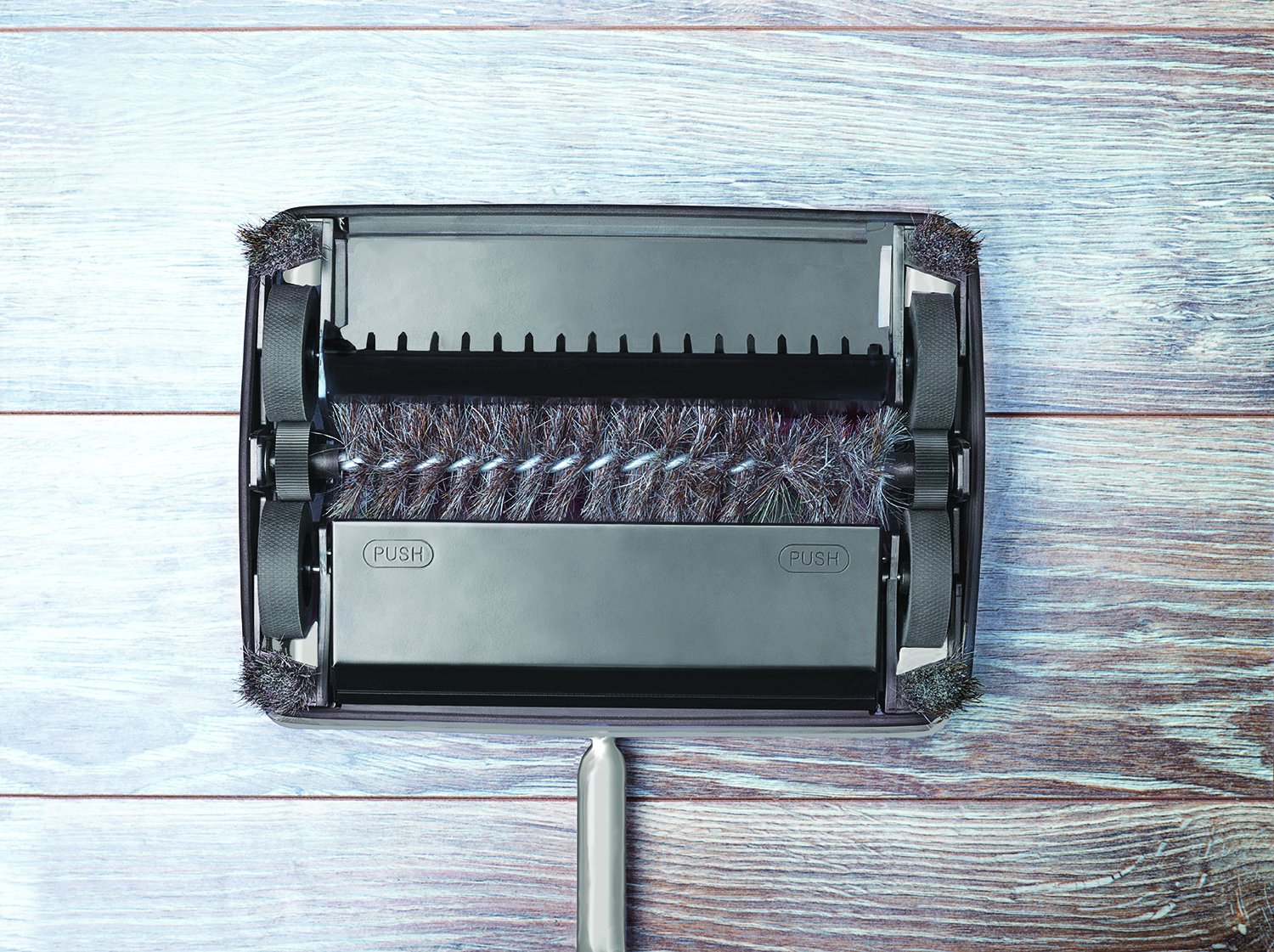 Fuller Brush 17034 Carpet & Floor Sweeper- Mini Stick Cleaner for Hardwood Surfaces, Wood Floors, Laminate Tile - Small & Portab