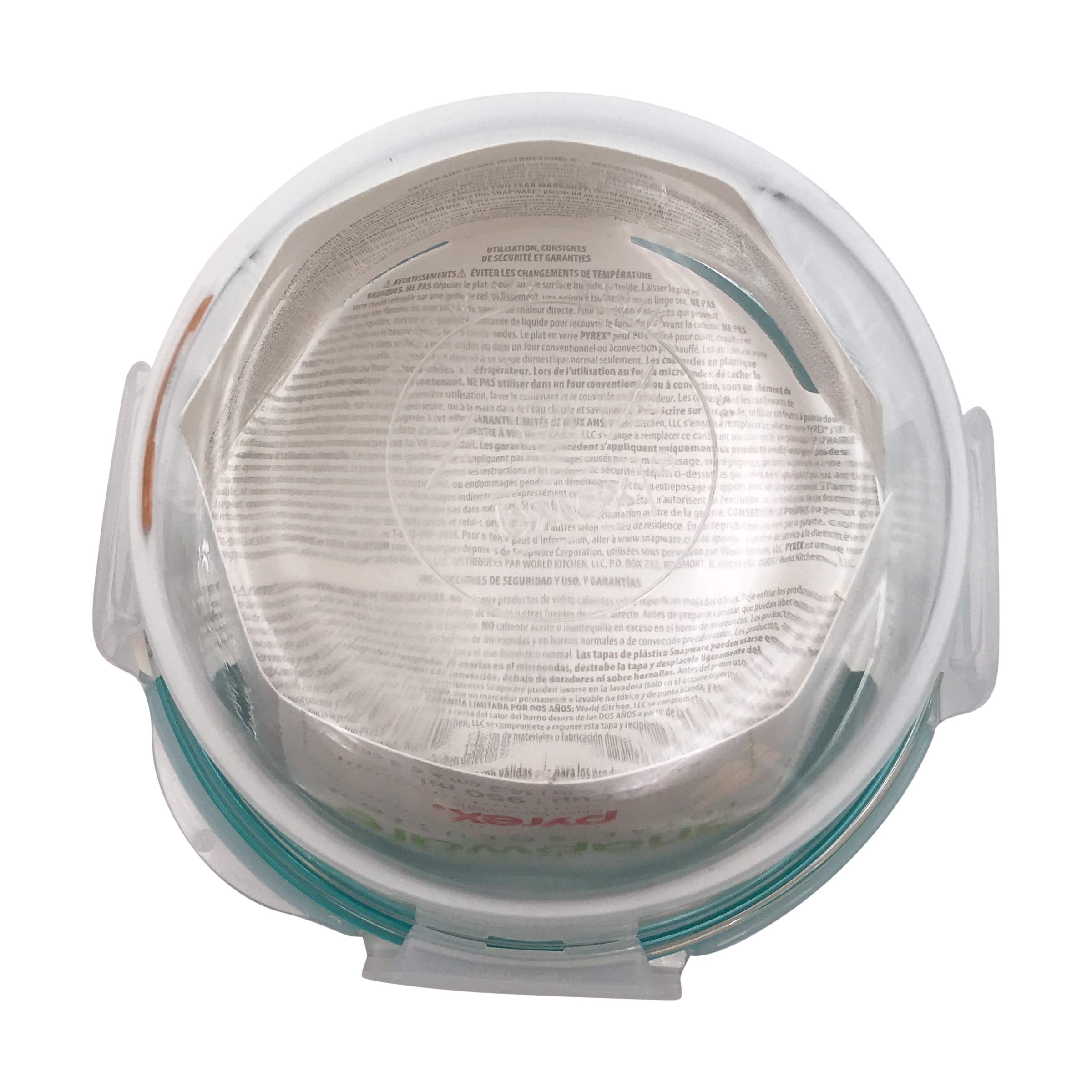 Snapware 4-Cup Total Solution Round Food Storage Container, Glass