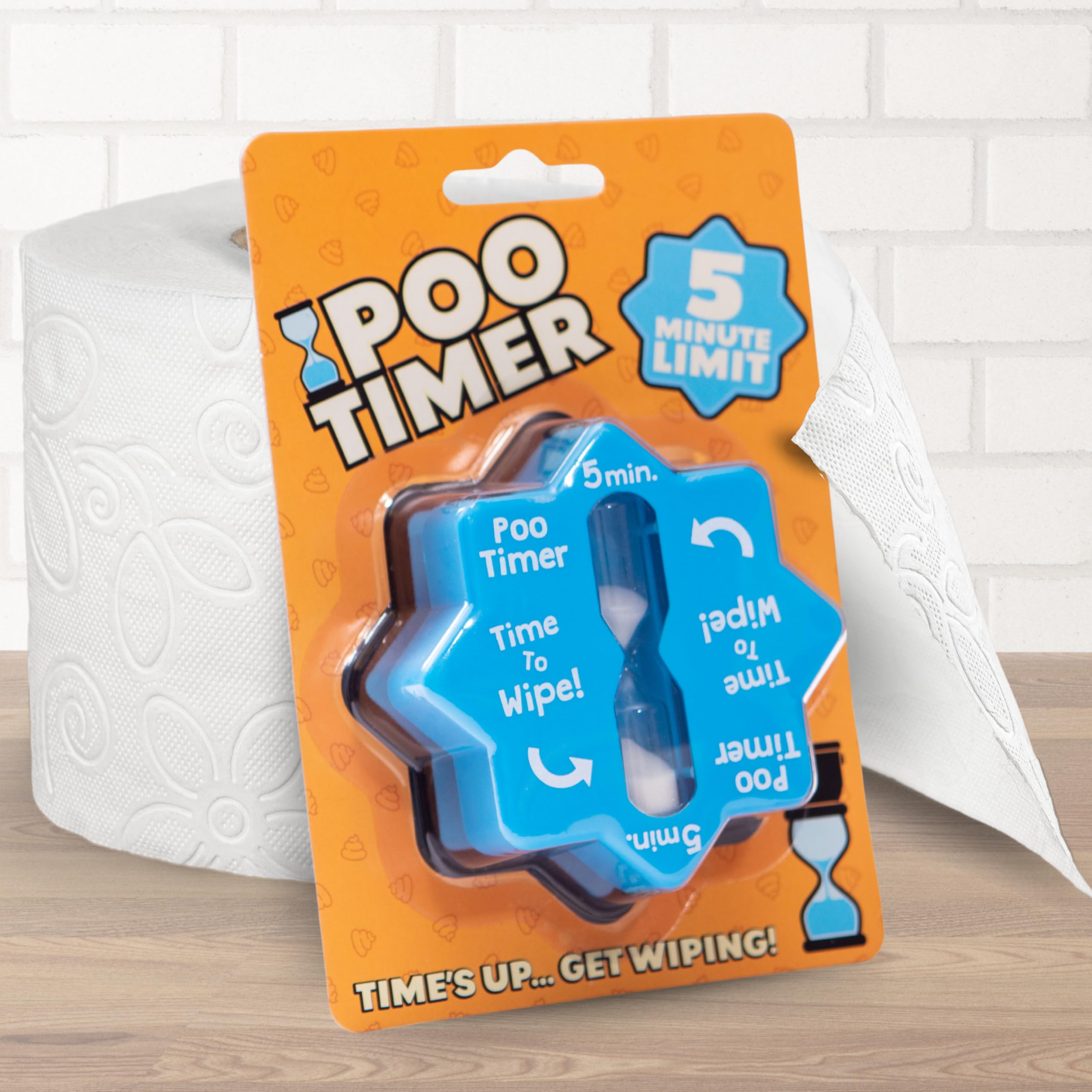 Boxer Gifts Novelty Poo Timer - Time Your Toilet Trips - Joke Funny Gifts For Men Dad Boyfriend Husband - Novelty Mens Christmas