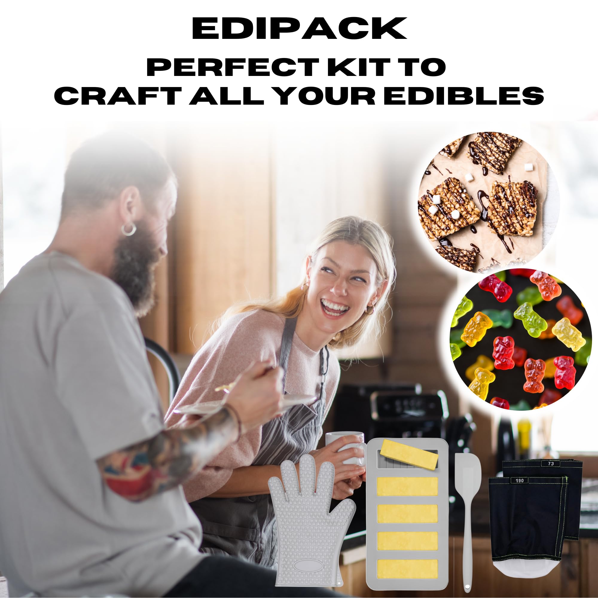 All In 1, Complete Butter Maker Kit For Decarboxylators & Infusers - Make Magic Butter, Silicone Butter Mold For Homemade Butter