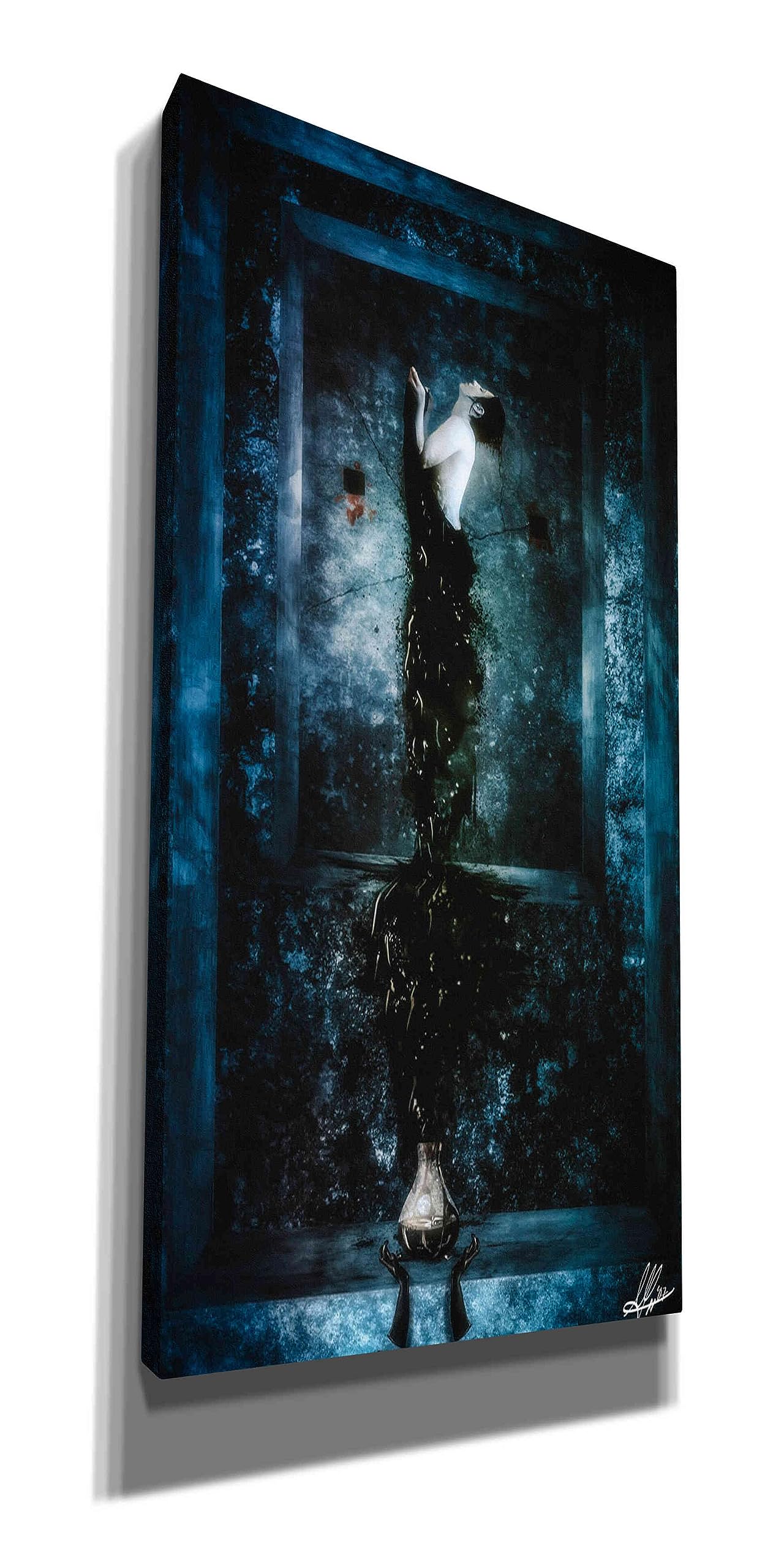 Cortesi Home 'Drink Me' By Mario Sanchez Nevado, Canvas Wall Art, 12'' X 24''