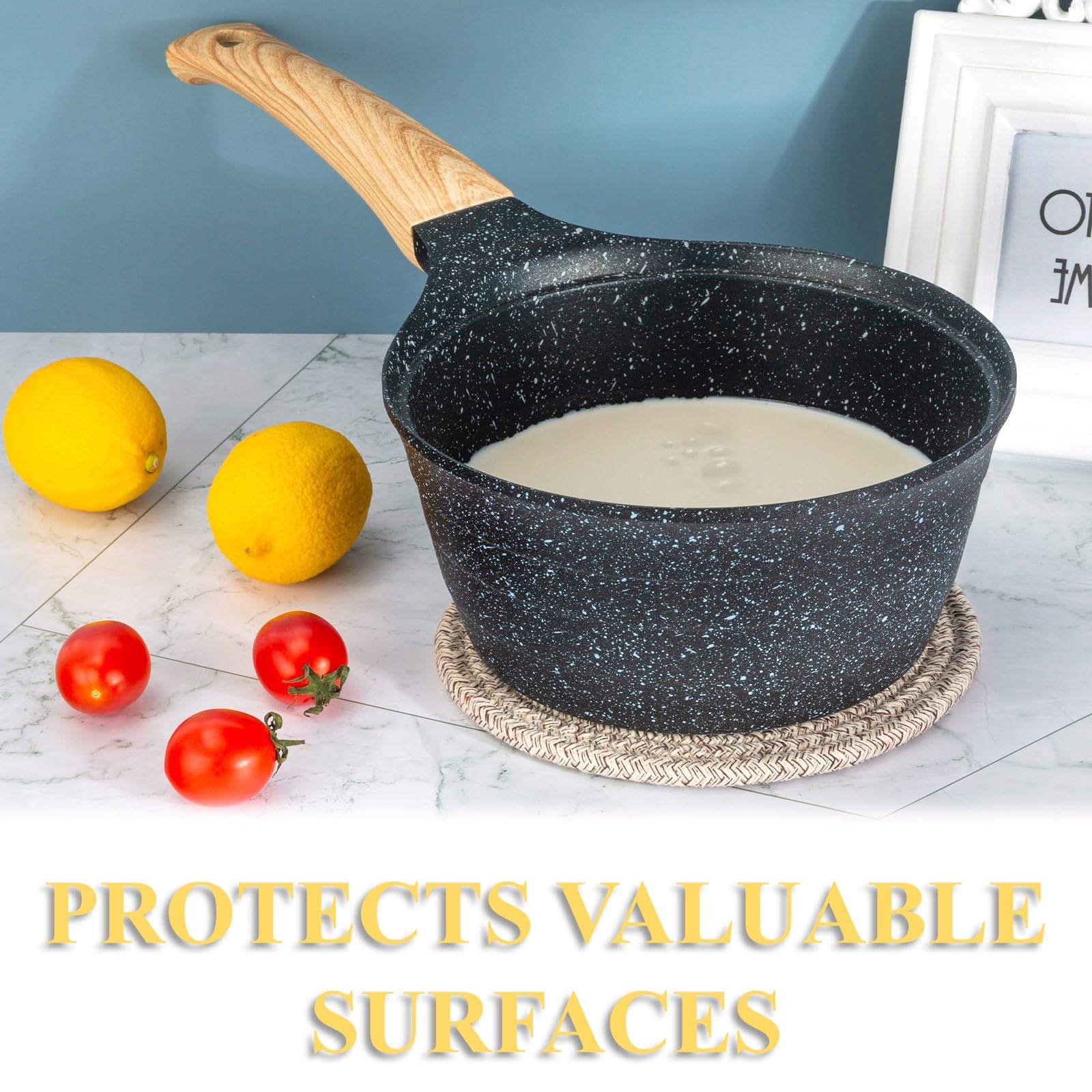 Trivets For Hot Dishes, Trivets For Hot Pots And Pans, Cotton Coasters 4 Pcs And Storage Basket 1 Pack, Pot Holders For Kitchen,