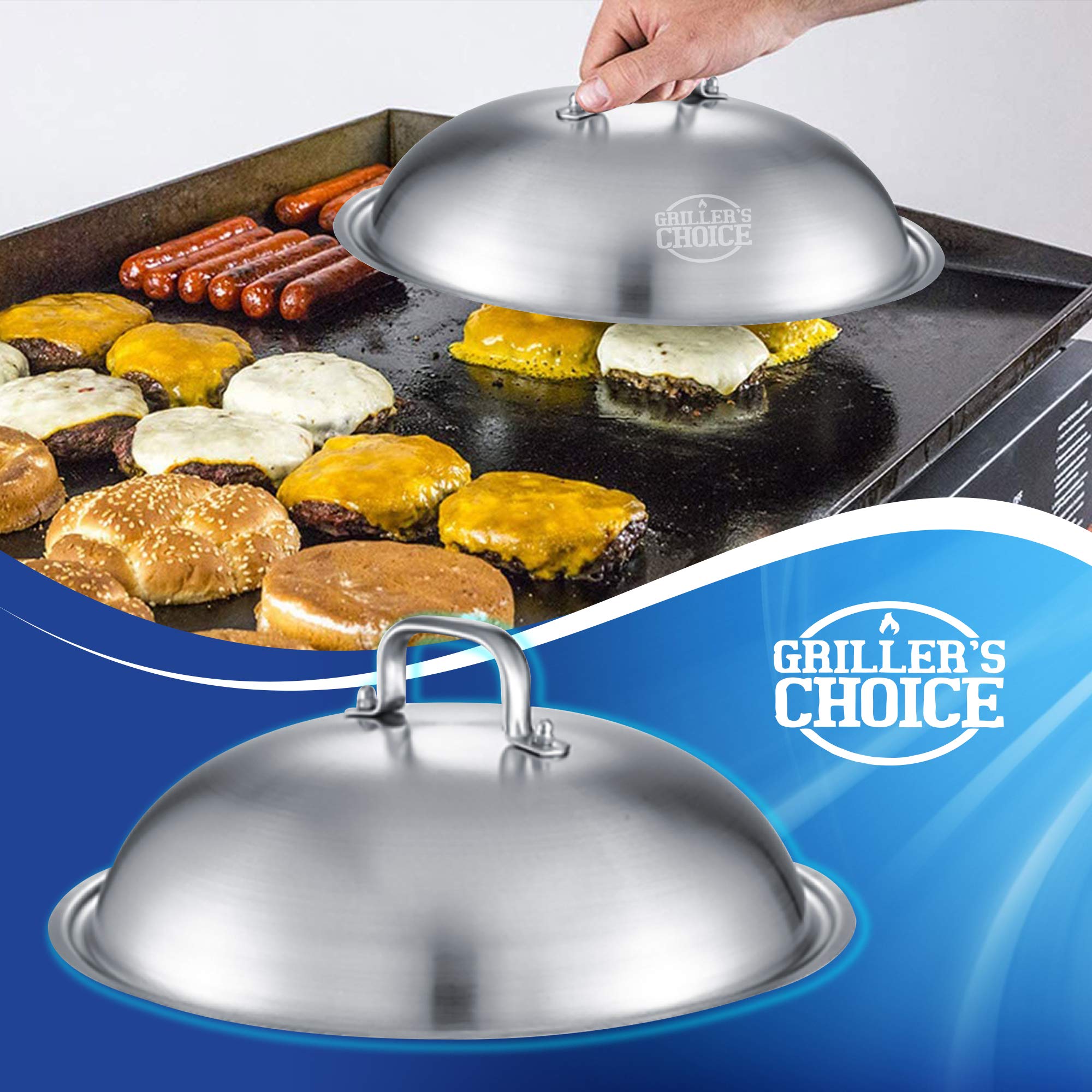 Grillers Choice Press And Griddle Dome Cover - Parent (Rectangular)