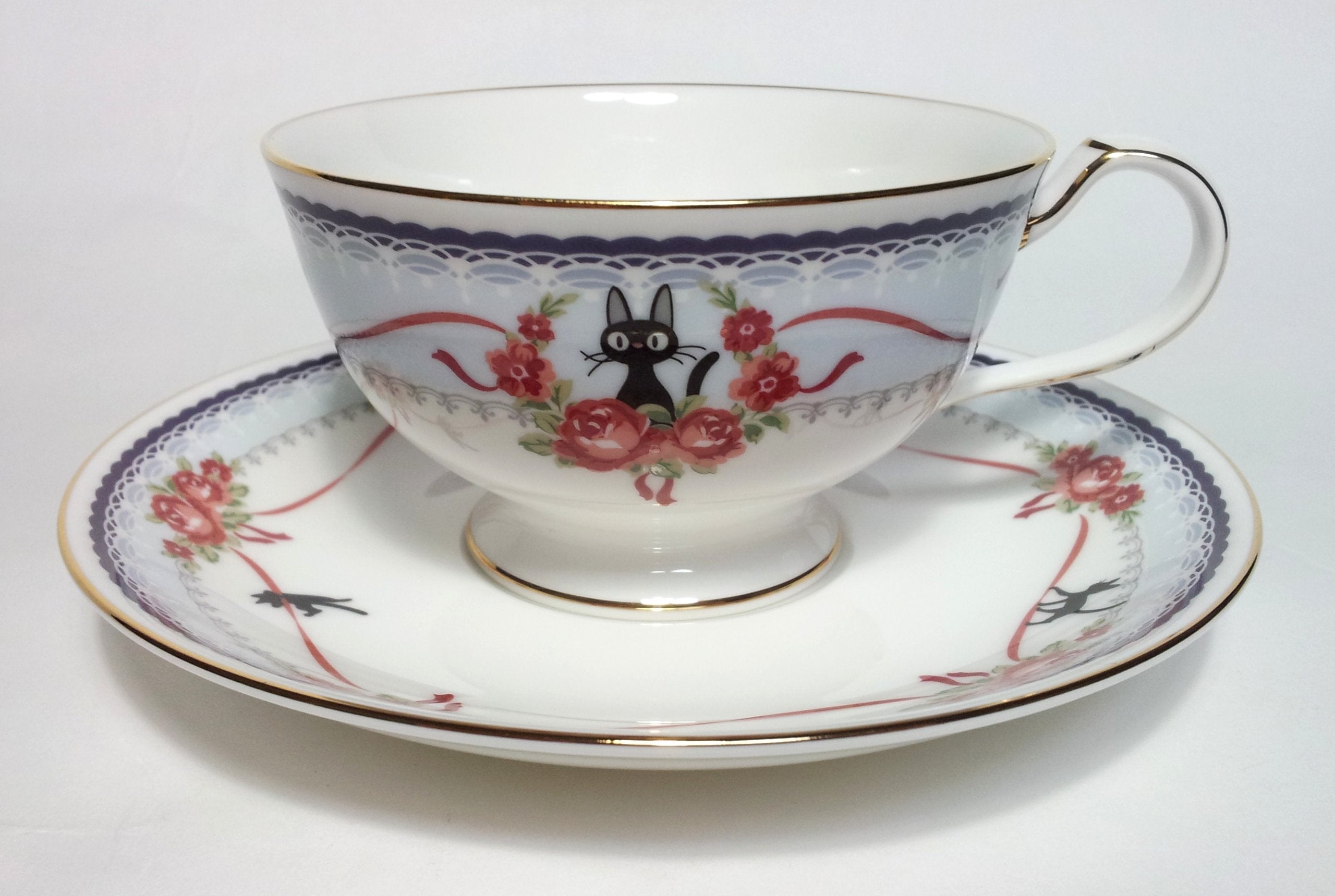 Noritake Kikis Delivery Service JIJI Tea Cup Sorcerer Blue From Japan New