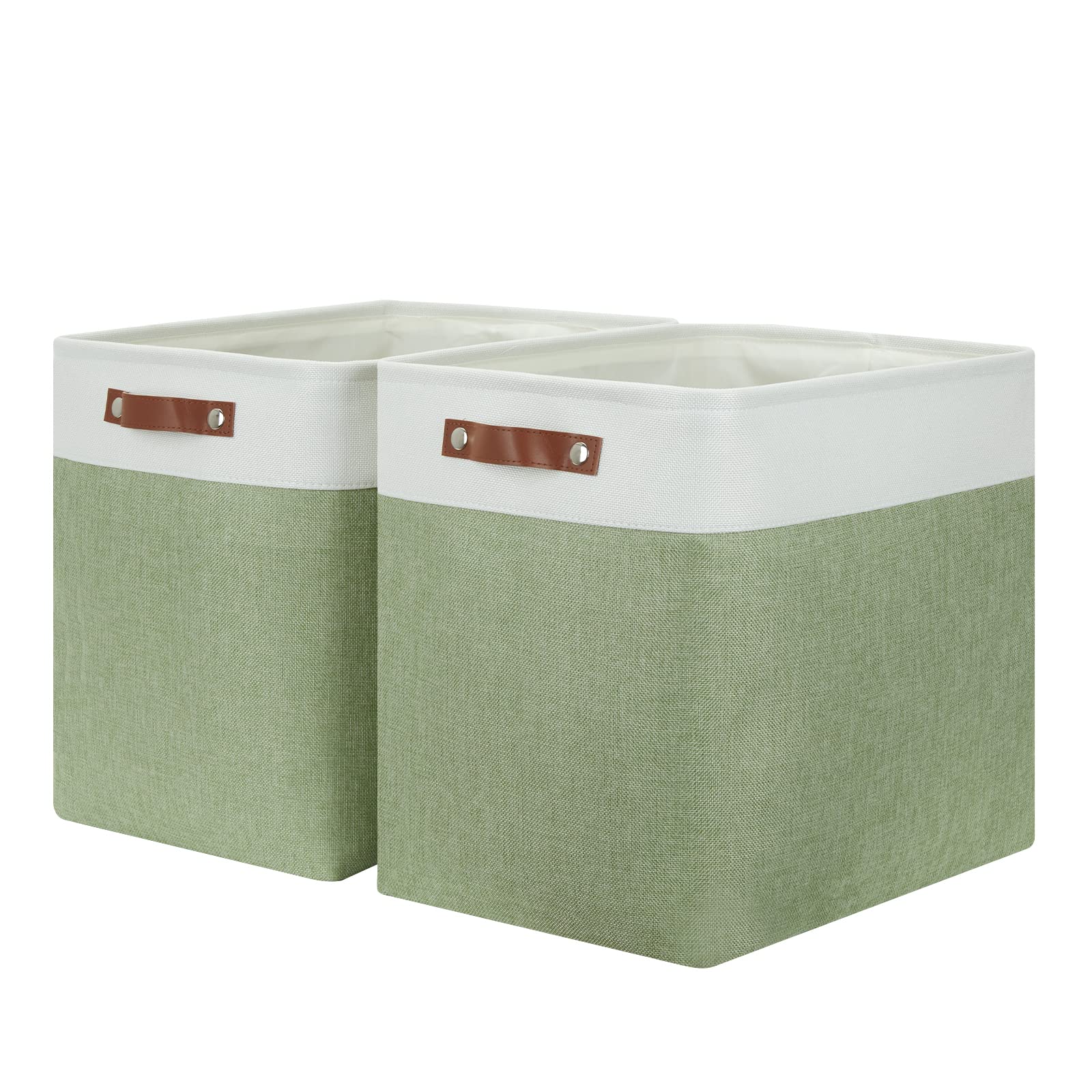 Hnzige Shelf Storage Baskets For Clothes, Large Storage Bins Fabric Baskets For Organizing, Foldable Rectangular Decorative Stor