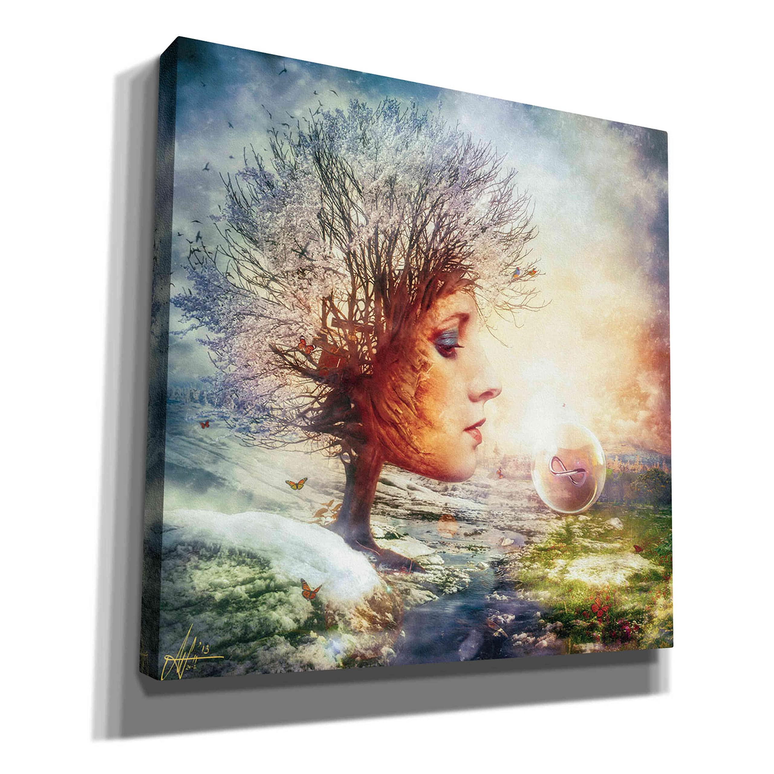 Cortesi Home 'Treasure' By Mario Sanchez Nevado, Canvas Wall Art, 18'' X 18''