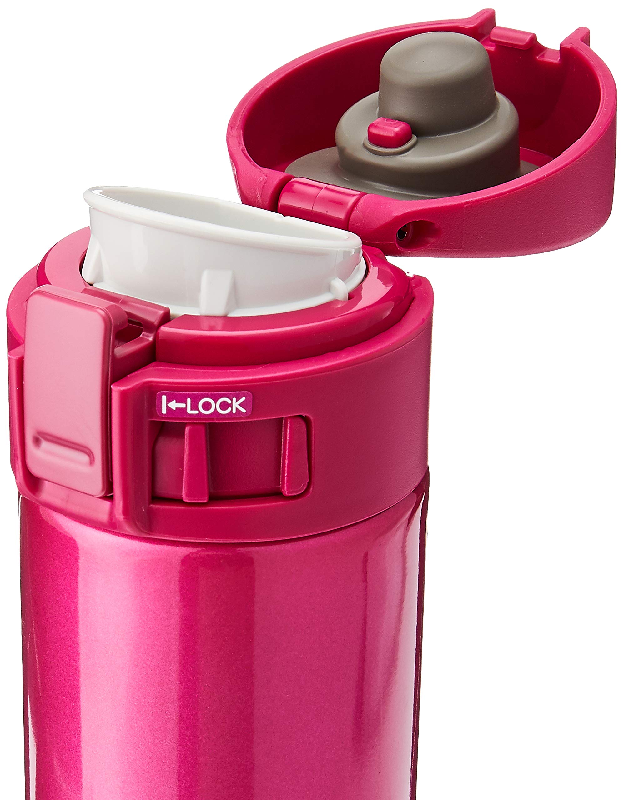 Zojirushi Stainless Steel Mug 480ml, 16.2 Ounces, Cherry, Model SM-KHE48, Durable and Stylish Travel Drinkware