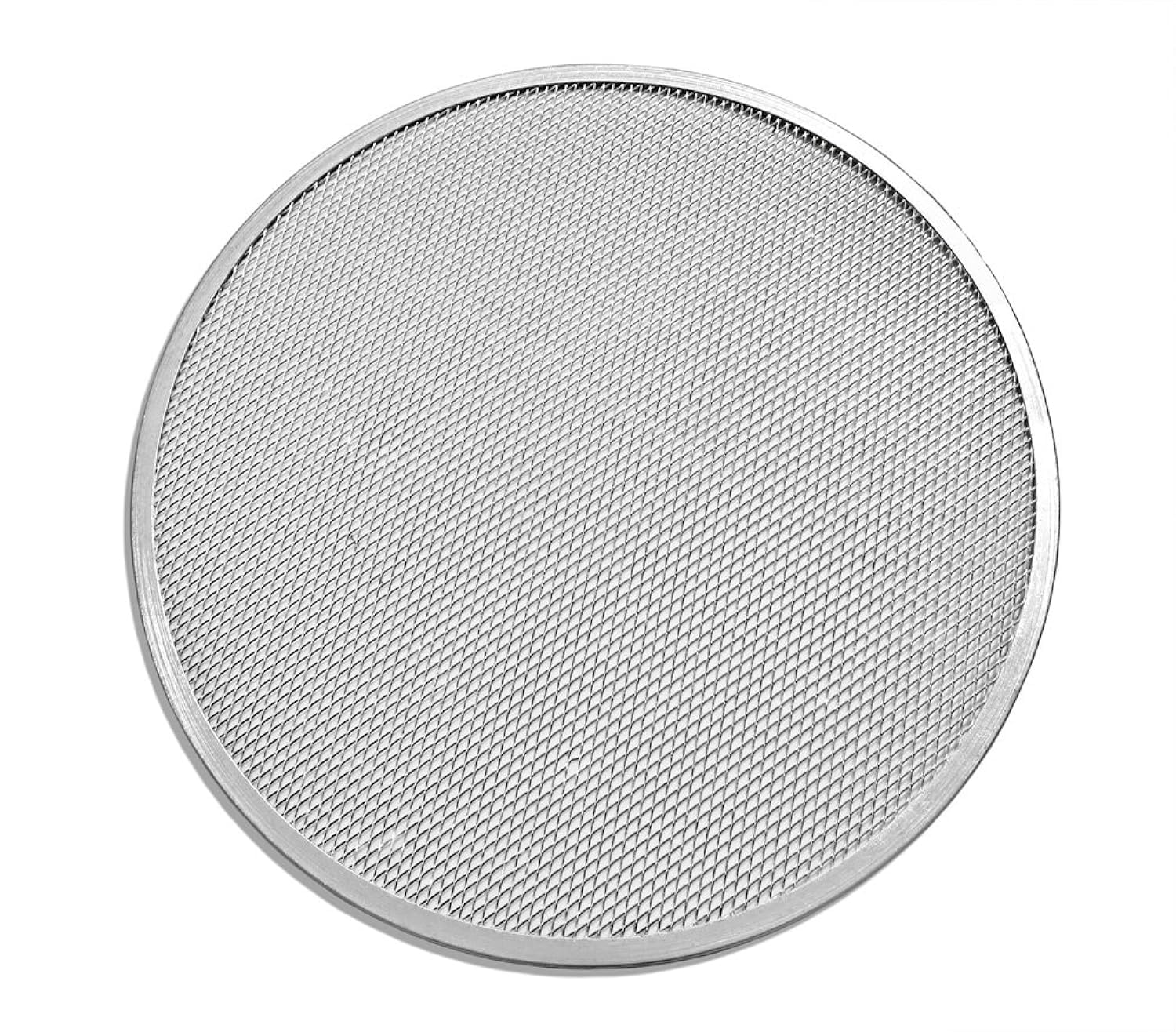 New Star Foodservice 50707 Restaurant-Grade Aluminum Pizza Baking Screen, Seamless, 18-Inch
