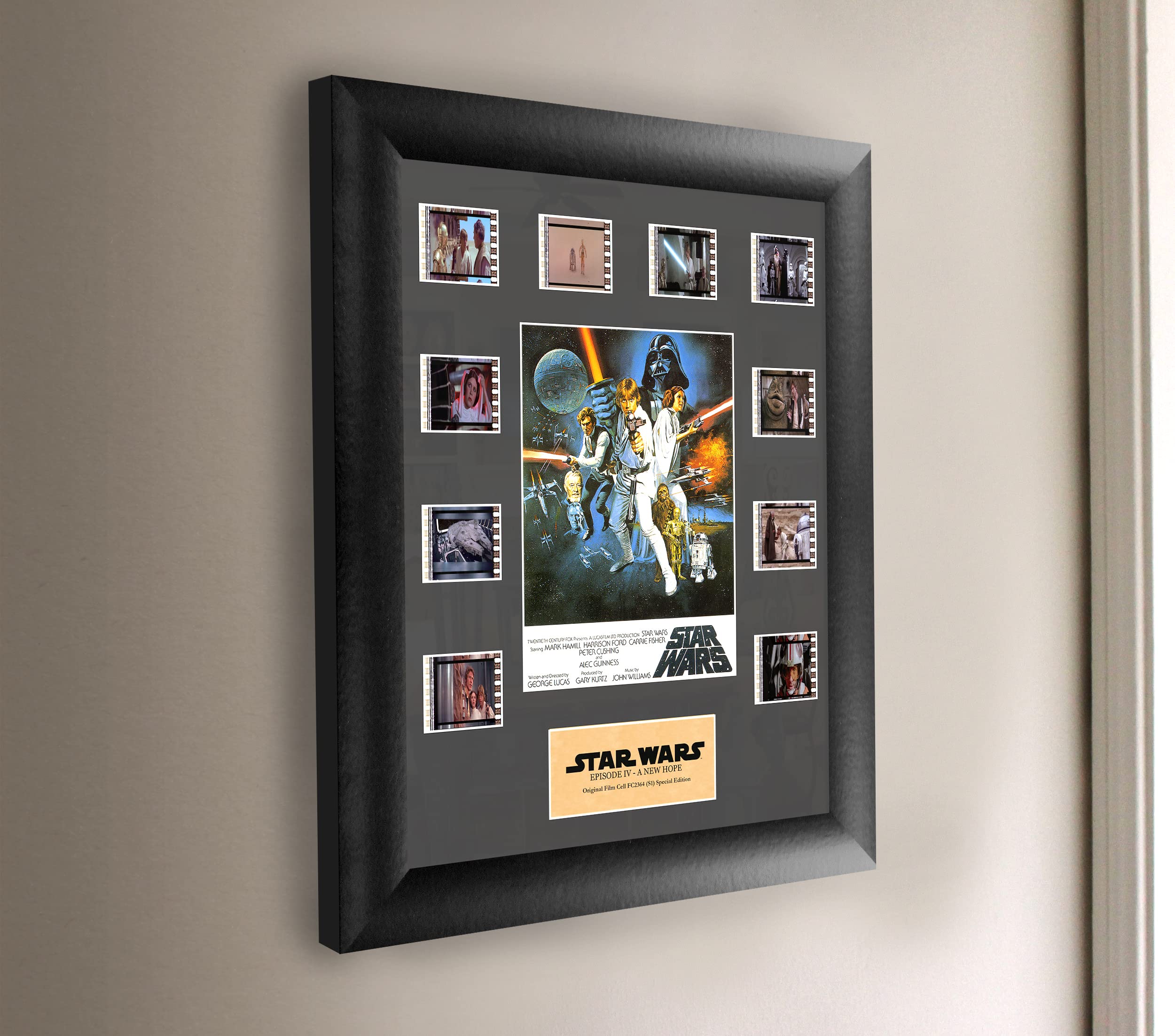 FILMCELLS Star Wars Mini Montage Framed Presentation - 11" x 13", Special Edition Collectible, Model TRSUSFC2364