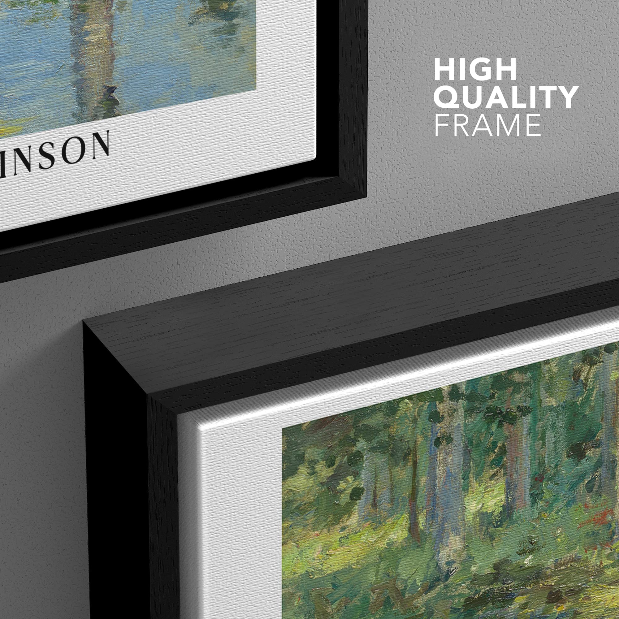 Wall26 Framed Canvas Print Wall Art The Duck Pond By Theodore Robinson Historic Classical Illustrations Fine Art Decorative Vint