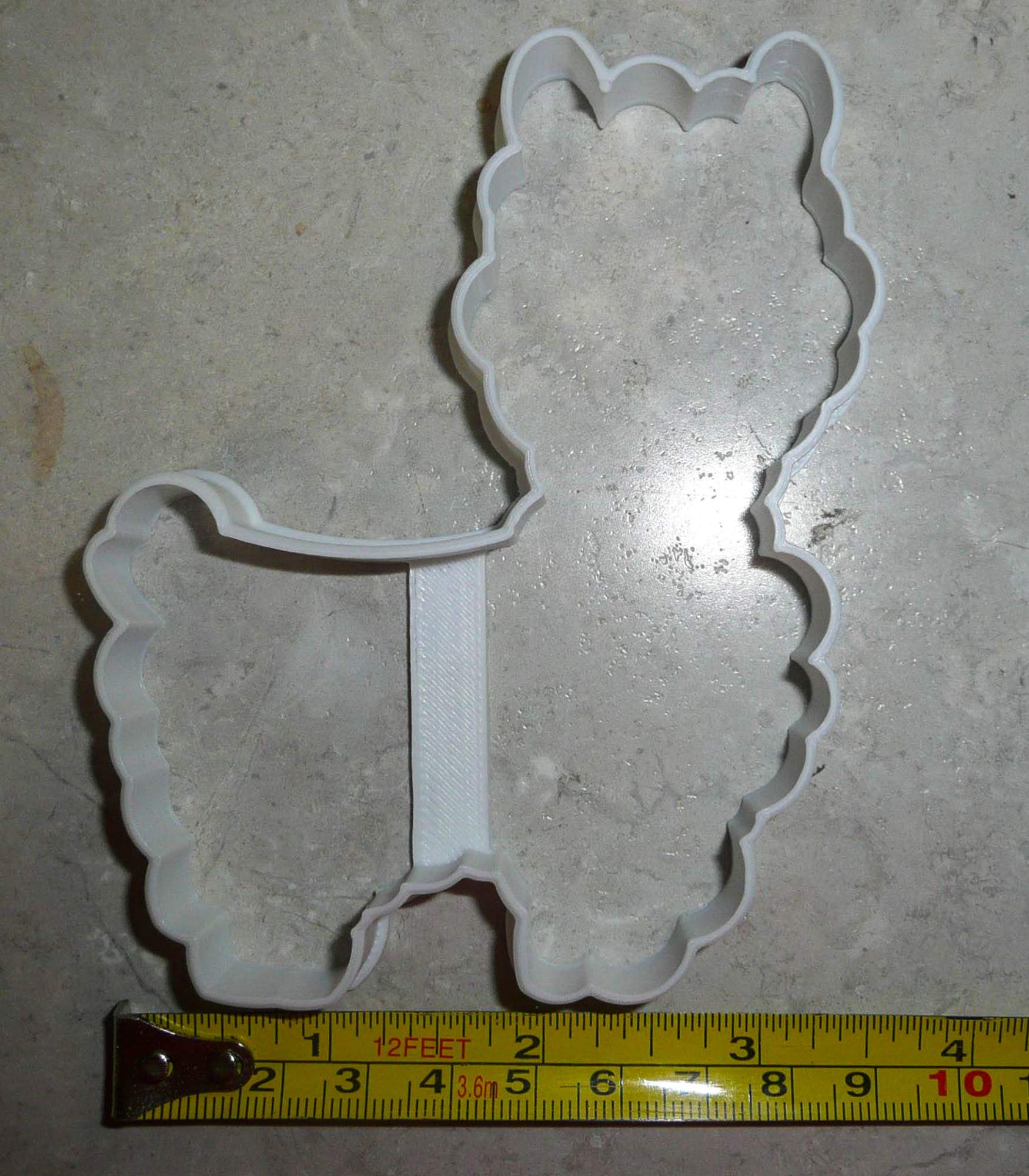 Baby Llama Alpaca Cria Outline Farm Ranch Animal Cookie Cutter Made In Usa Pr3117