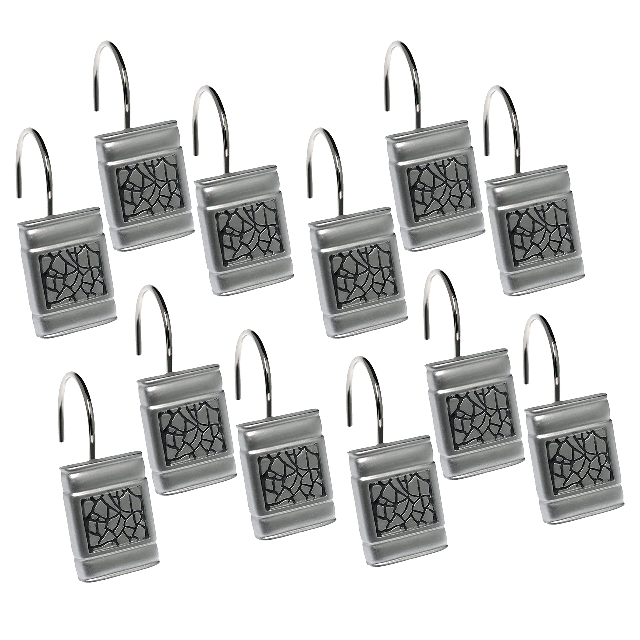 Popular Bath Silver Sinatra, Shower Hooks