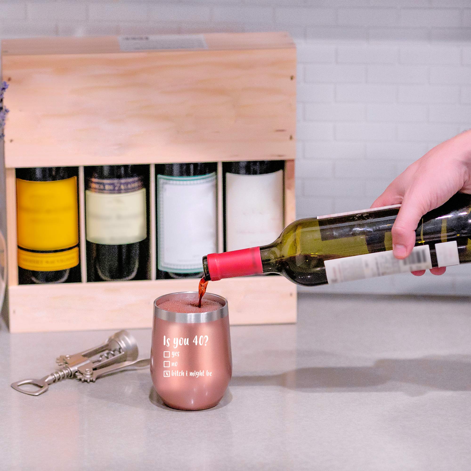 Neweleven 40Th Birthday Gifts For Women - 40Th Birthday Decorations For Women, Her - Best 40 Year Old Gifts Ideas For Wife, Mom,