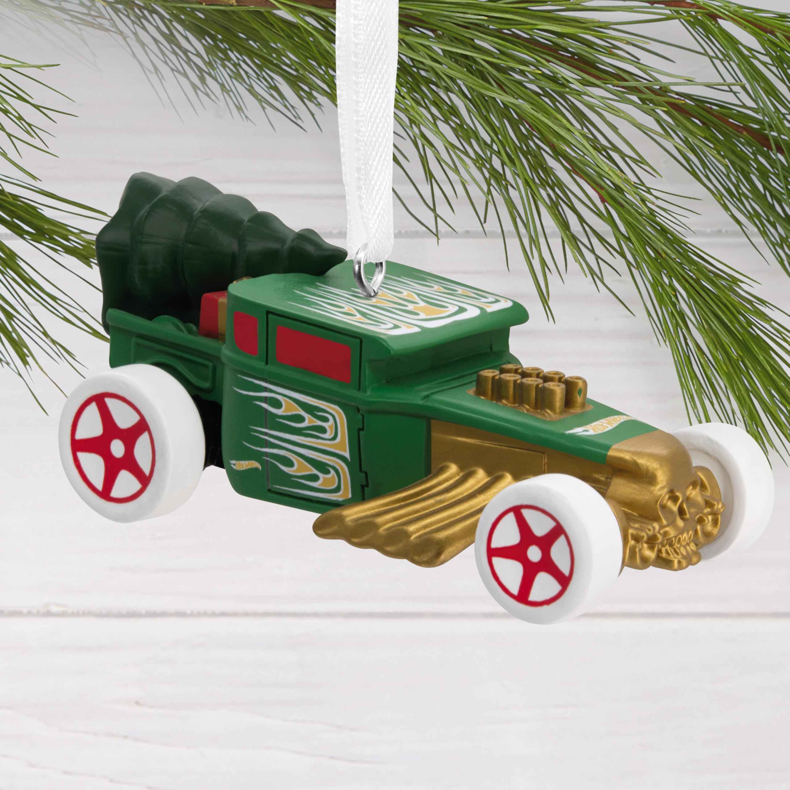 Hallmark Hot Wheels Holiday Bone Shaker Christmas Ornament, Gifts for Kids