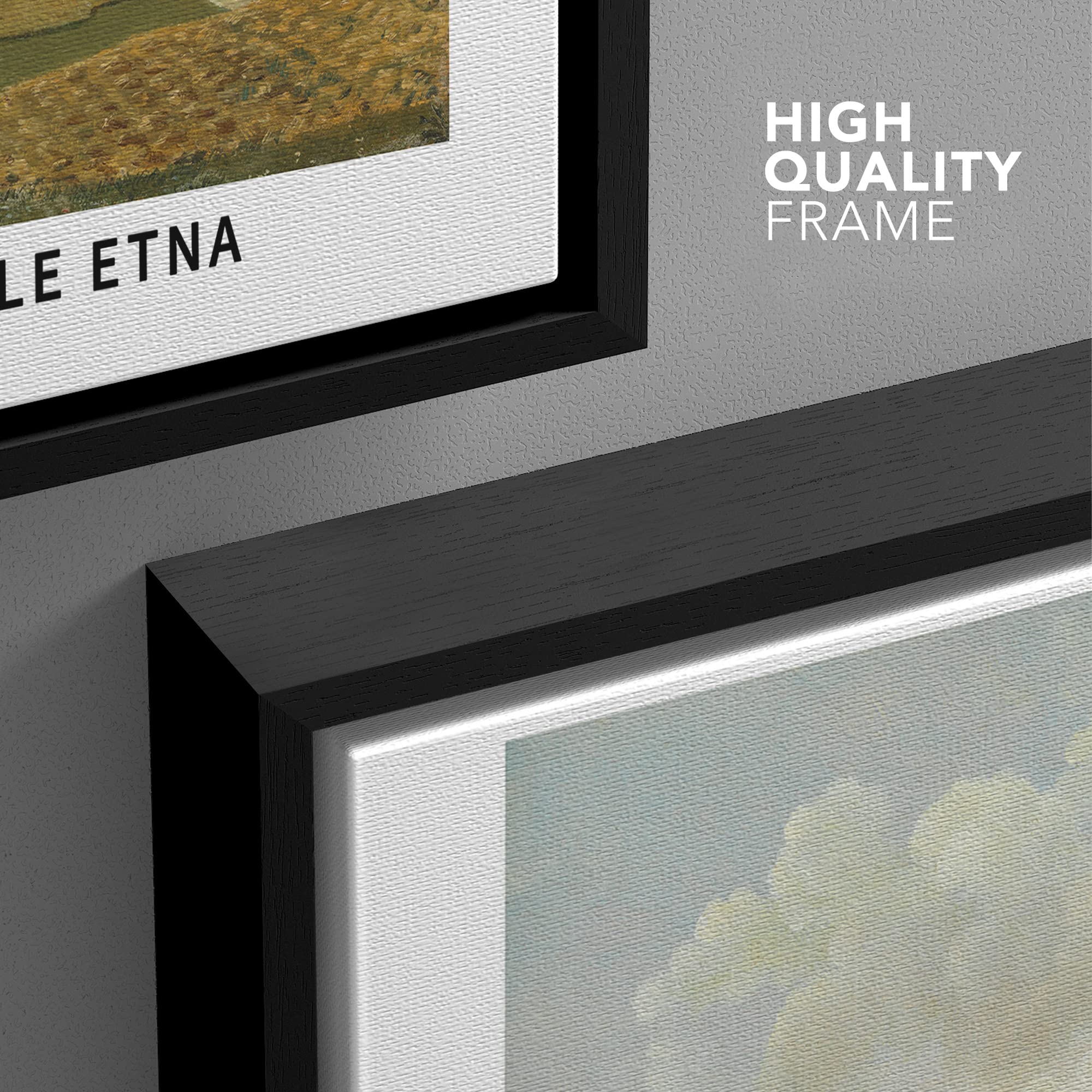 Wall26 Framed Canvas Print Wall Art View Of Chatenay France By Michallon Etna Historic Classical Illustrations Fine Art Decorati