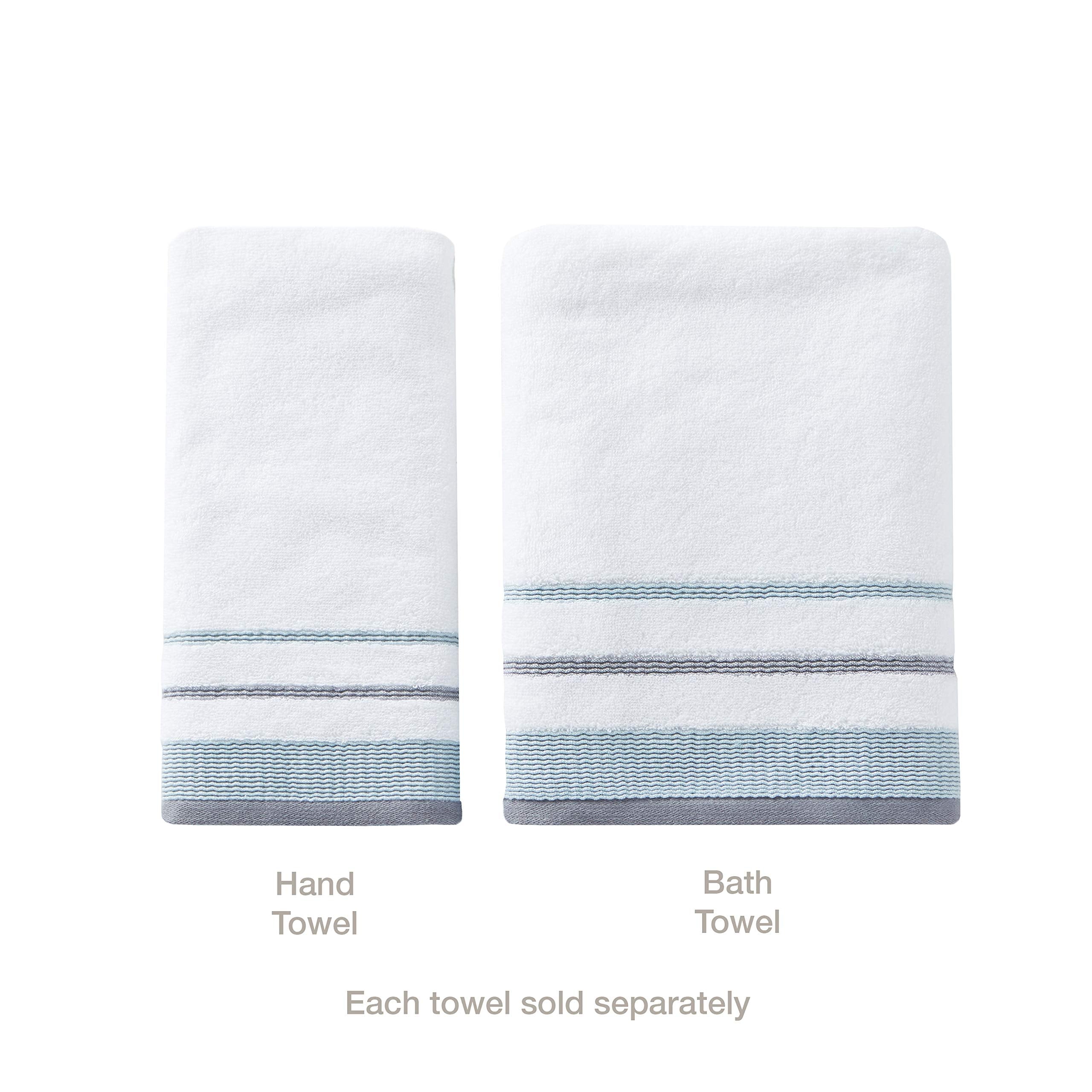 Skl Home By Saturday Knight Ltd. Go Round Bath Towel, White