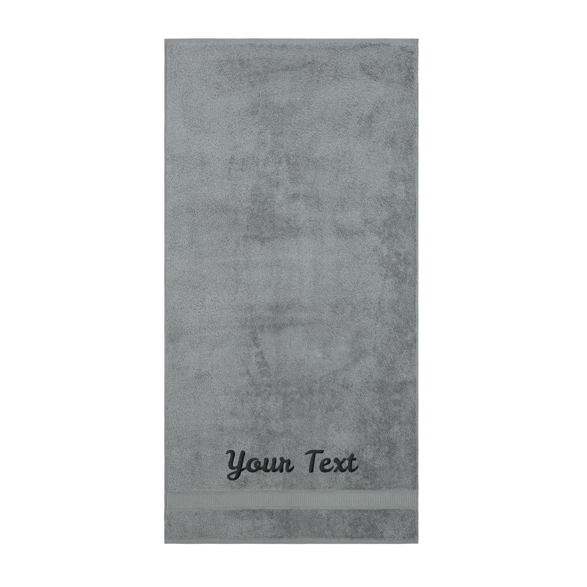 Personalized Bath Sheet Towels For Bathroom, Hotel, Spa, Pool, College Dorm, Super Soft, Highly Absorbent Turkish Cotton Monogra