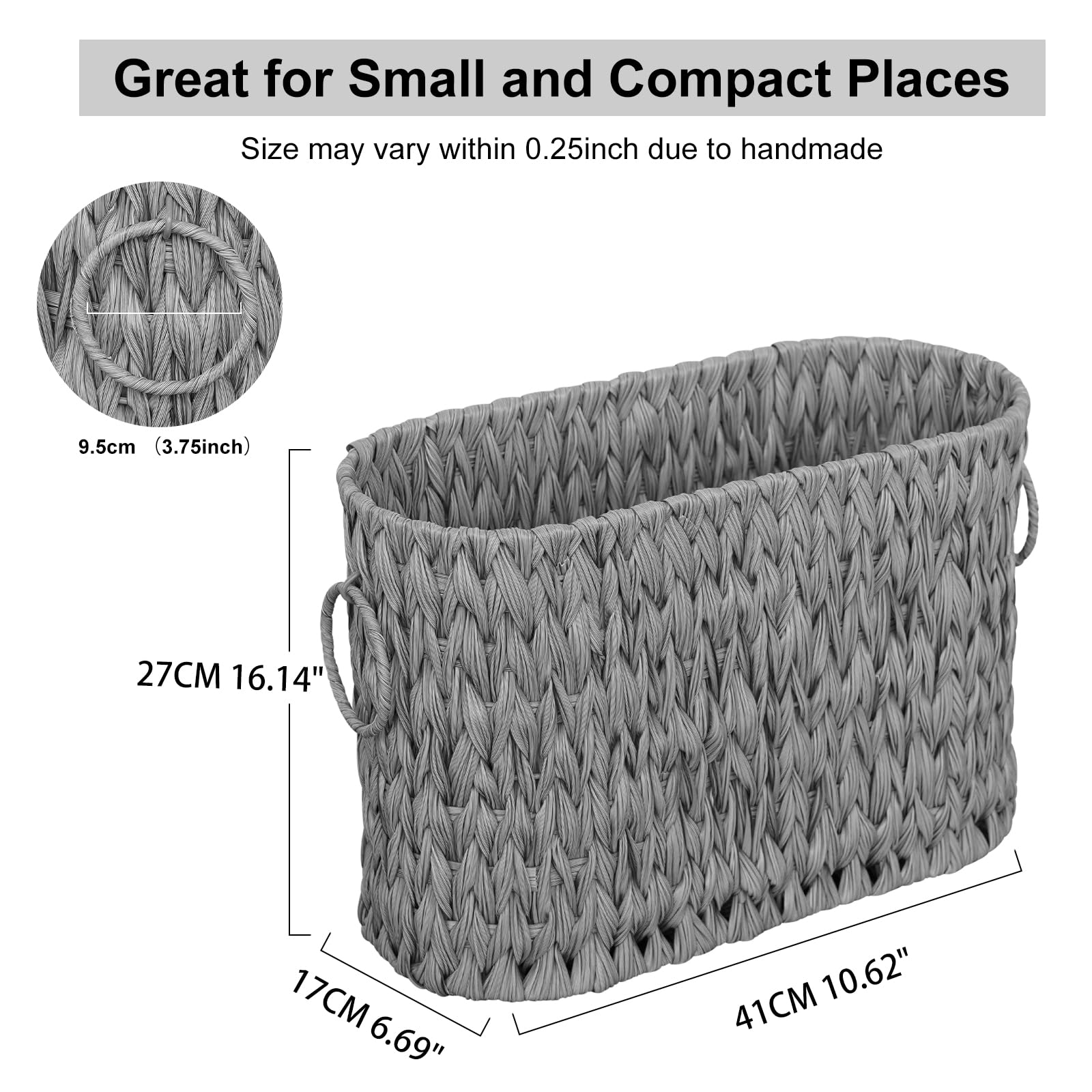 Coeusy Toilet Paper Storage,Toilet Paper Basket For Bathroom,Toilet Paper Holder With Storage,Large Toilet Paper Organizer For 6