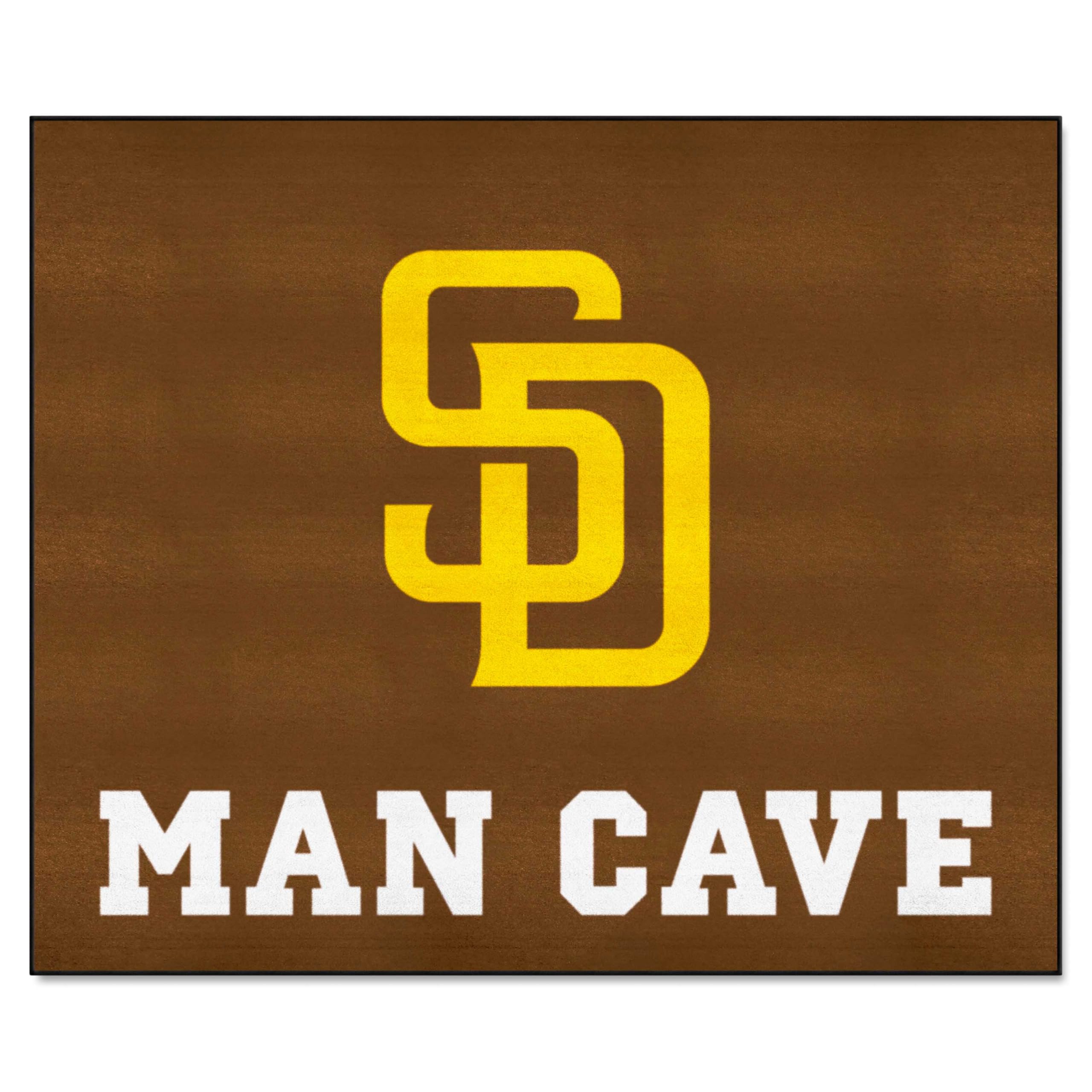 Fanmats 22461: San Diego Padres Man Cave Tailgater Rug - 5ft. x 6ft.