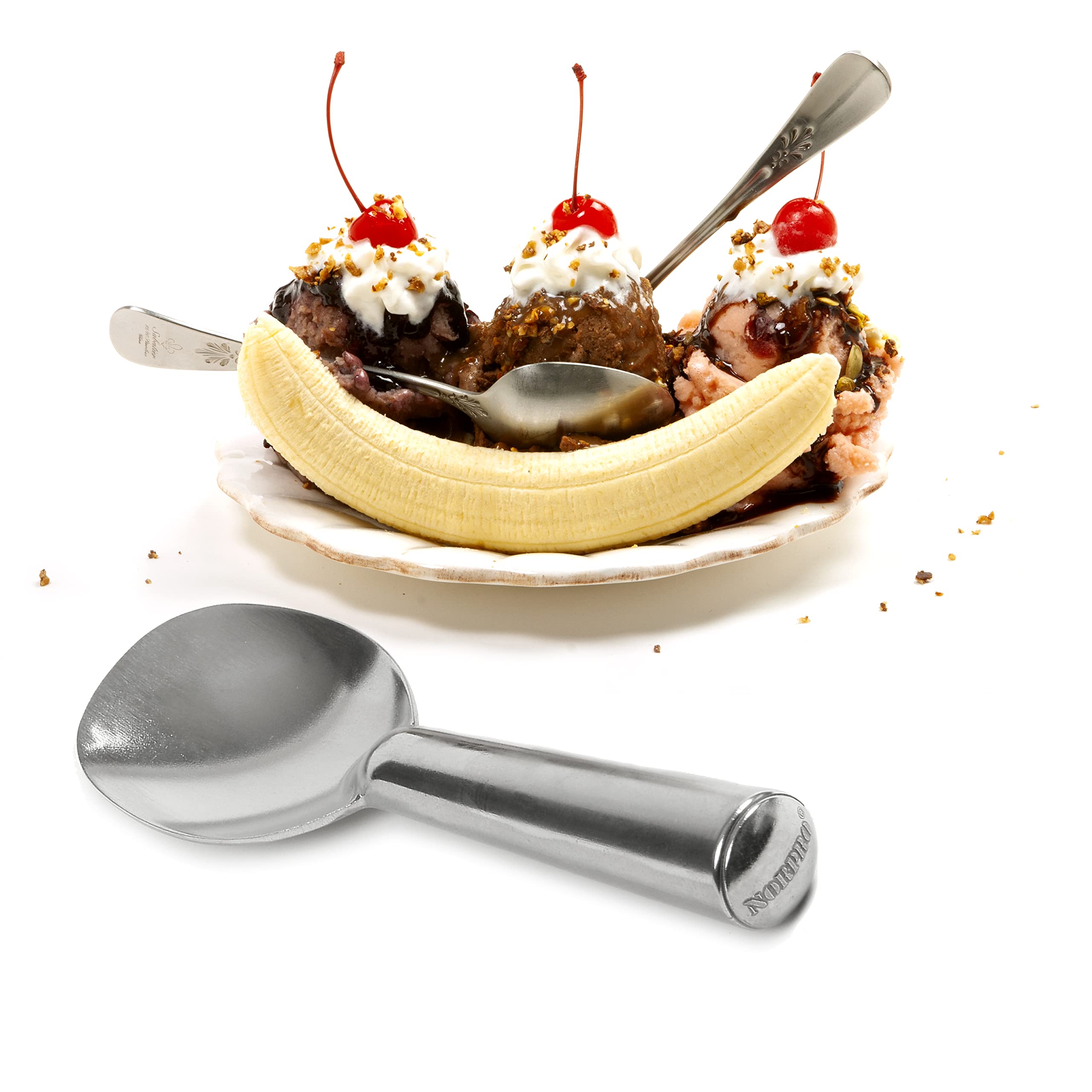 Norpro Anti-Freeze Ice Cream Spade, 8.5In/21.5Cm, Silver