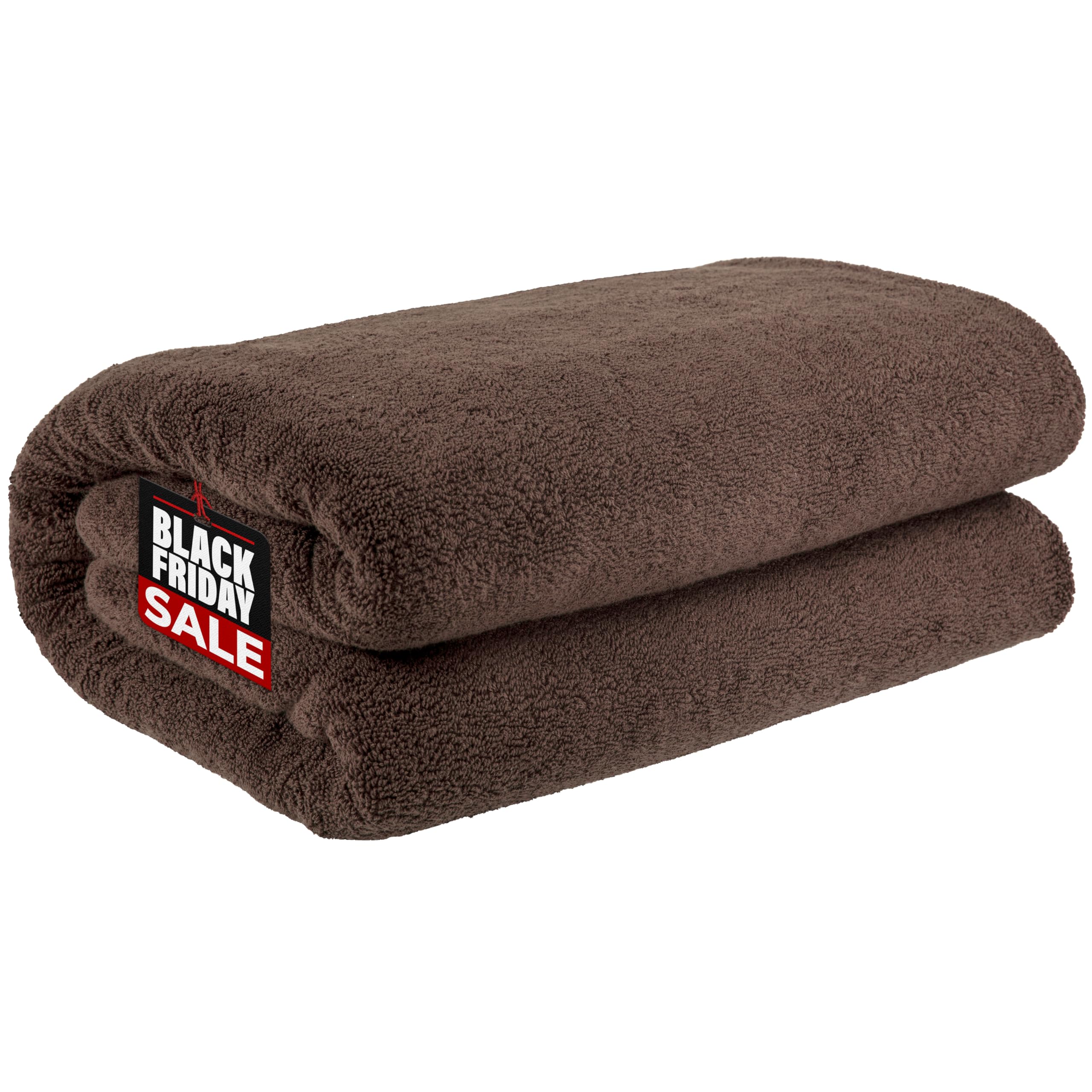 Cotton Paradise Oversized Bath Sheet, 100% Cotton 40X80 Clearance Bath Towel Sheet, Jumbo Large Bath Towel For Bathroom, Brown B