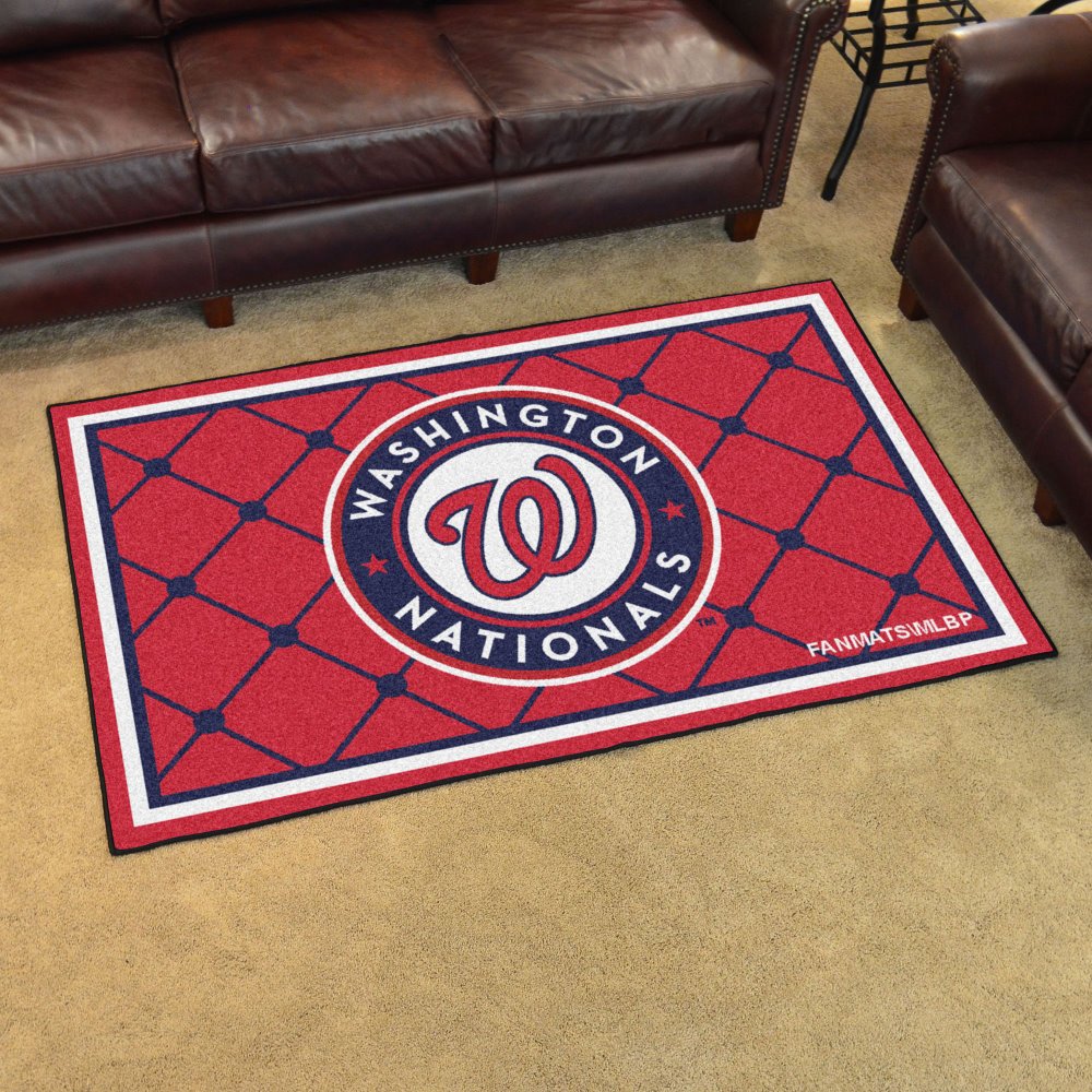 Fan Mats 7093 MLB - Washington Nationals 4 x 6 Area Rug