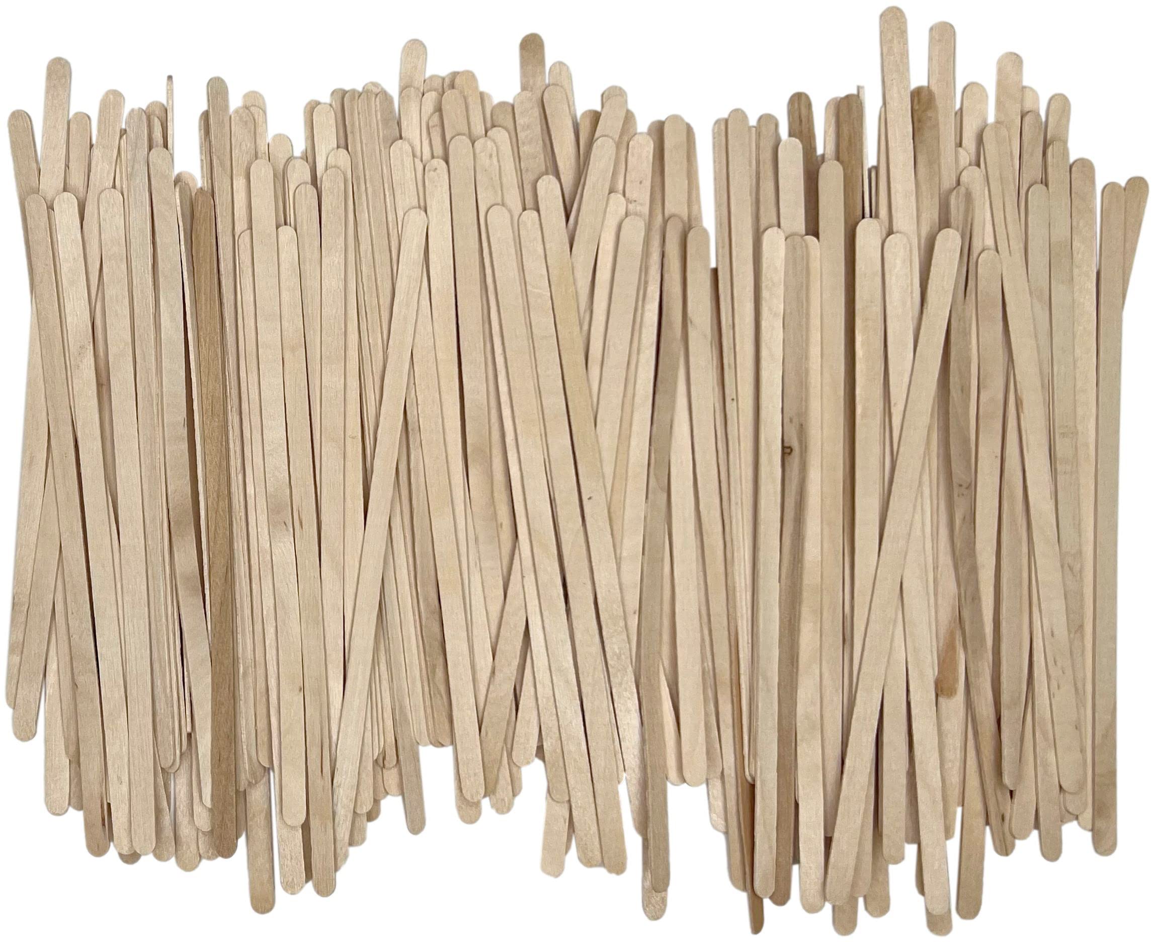 Disposable Wooden Coffee Stirrers - 5.5 Inch Stir Stick (1000, 5.5'')