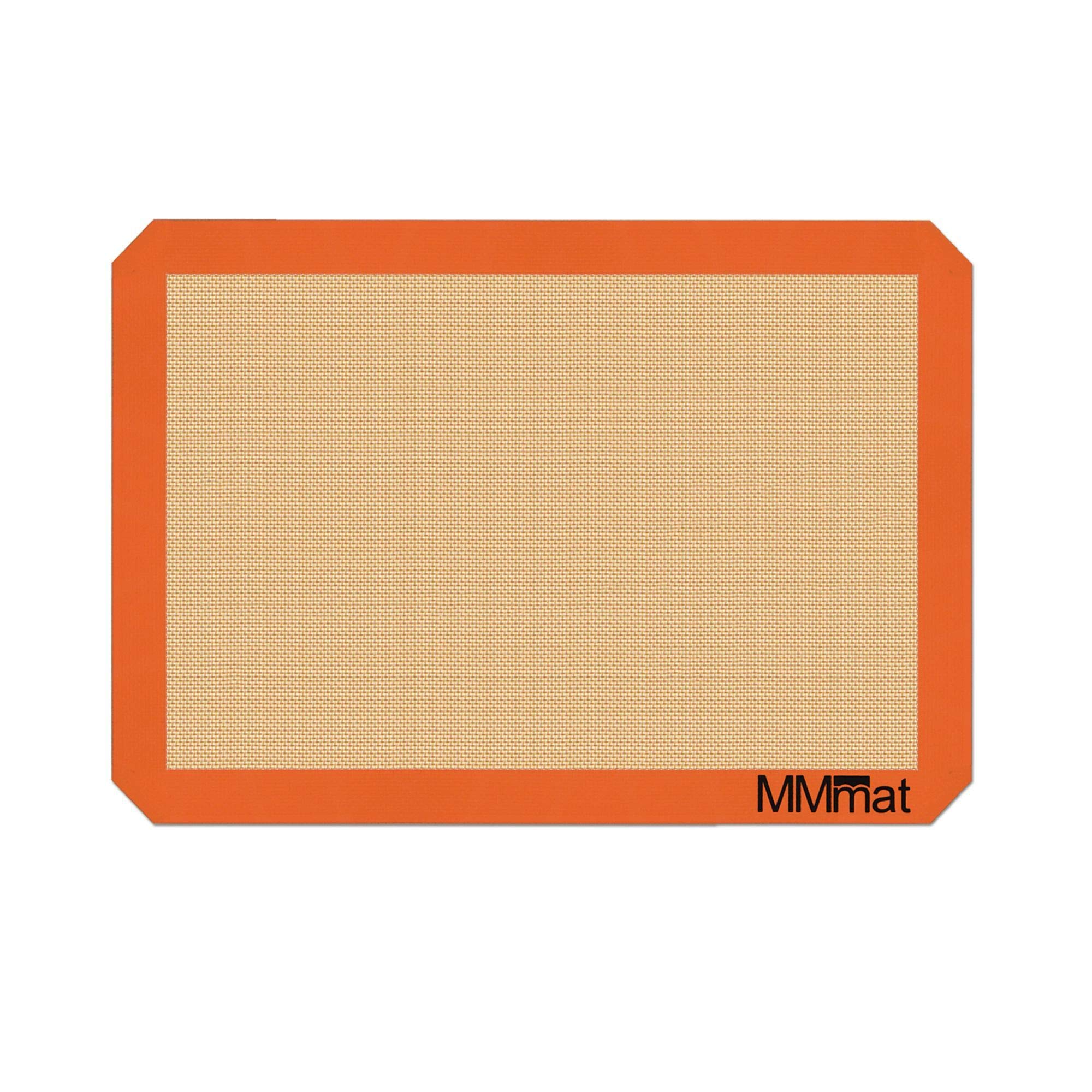 MMmat Silicone Baking Mats for Quarter Sheet - Best German Silicone - Non Slip Silicone Baking Sheet, Non Stick Reusable Silicon