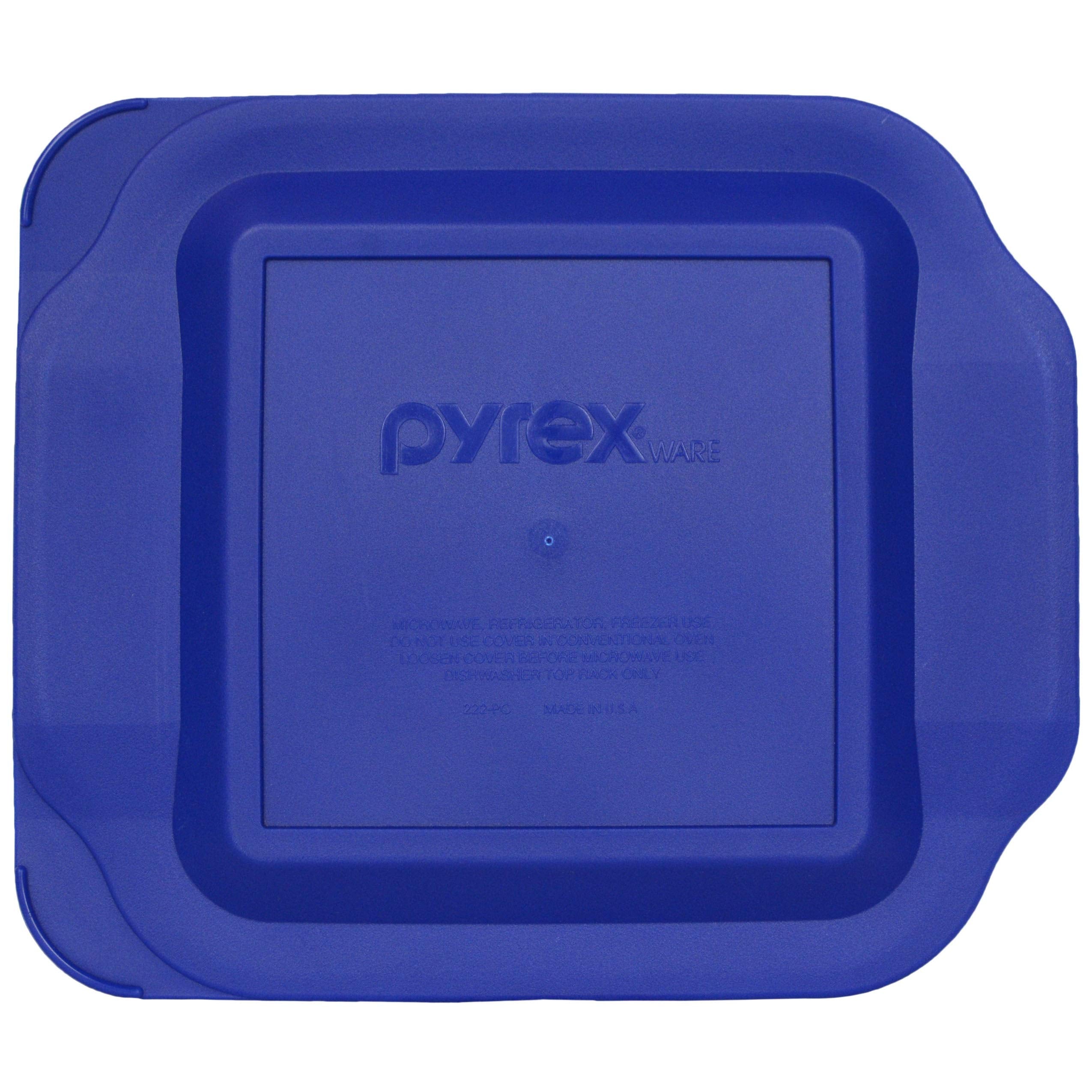 Pyrex 222-PC 2qt Blue Lid