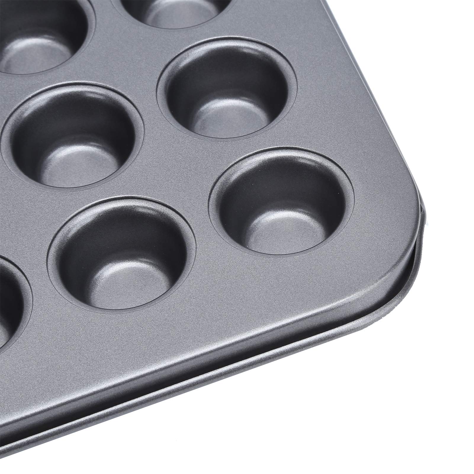 Fdit Bakeware Cupcake And Muffin Pan 48Cup Nonstick Mini Round Cupcake Pan Tray Baking Bakeware Cooking Accessory Make Complete