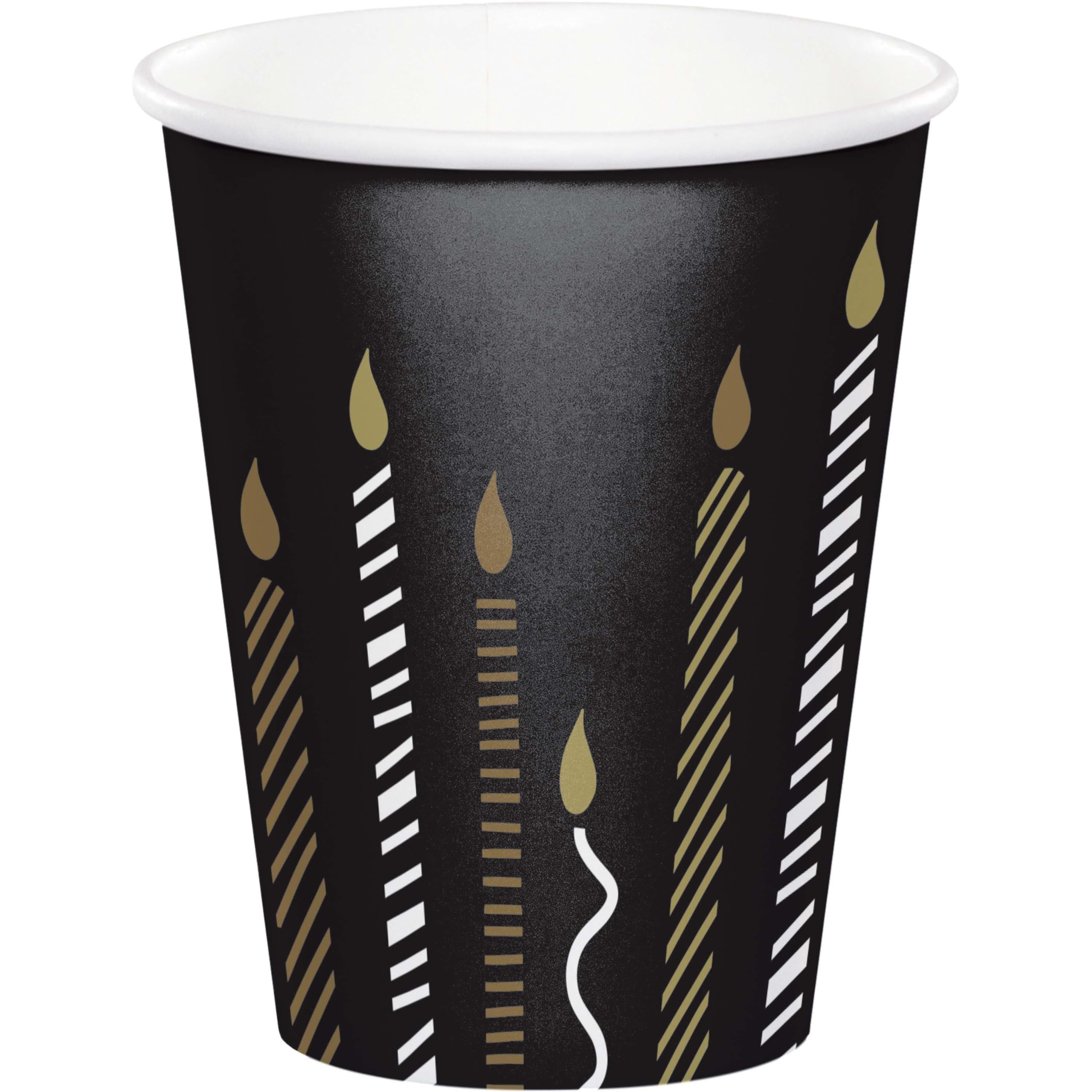 Golden Wishes Hot or Cold Paper Cups 8 ct