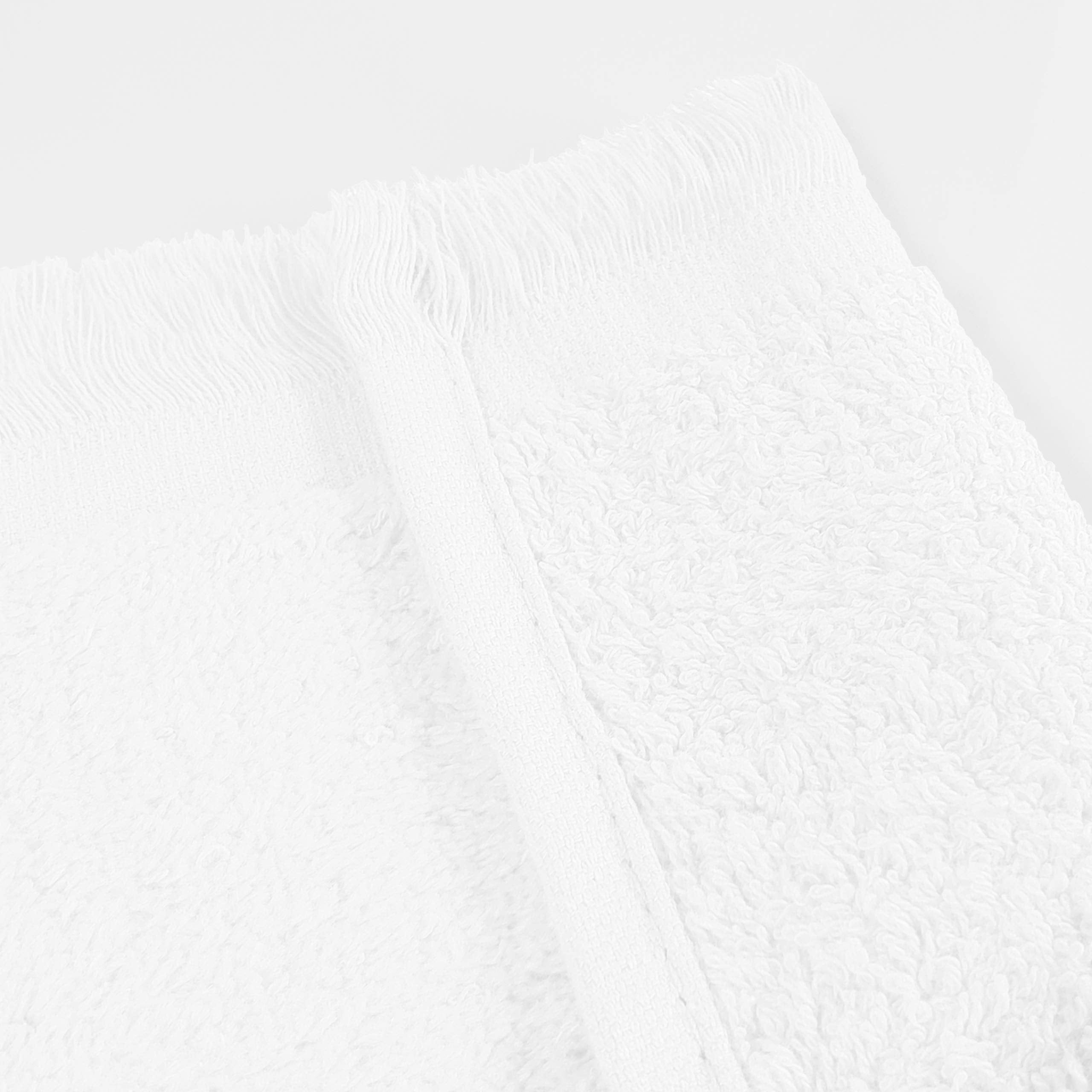 Totebagfactory (12 Pack Set Of 12- Promotional Priced Fingertip Towels (White)