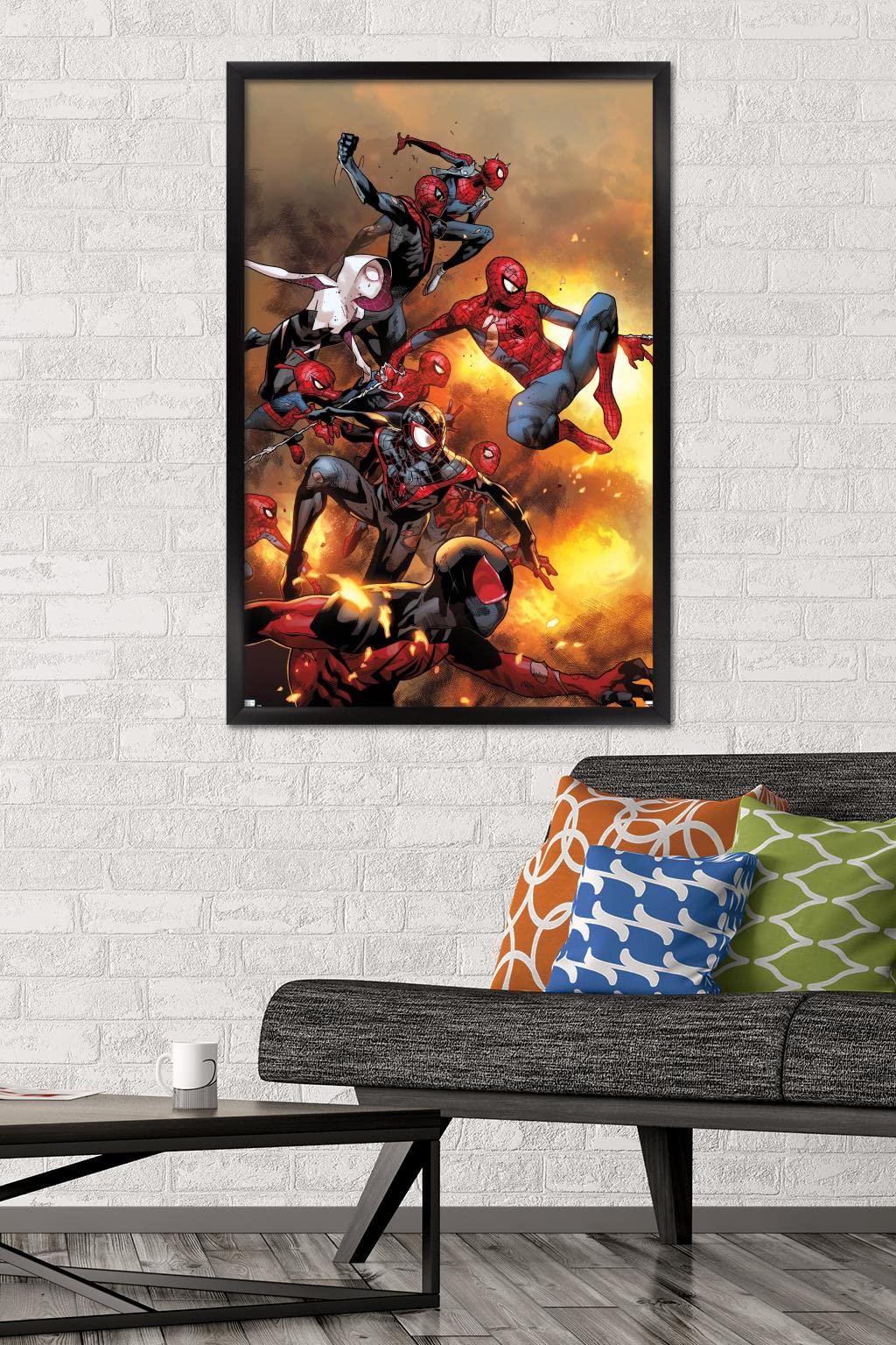 Trends International Marvel Comics - Spider-Verse - The Amazing Spider-Man #13 Wall Poster, 22.37'' X 34.00'', Black Framed Vers