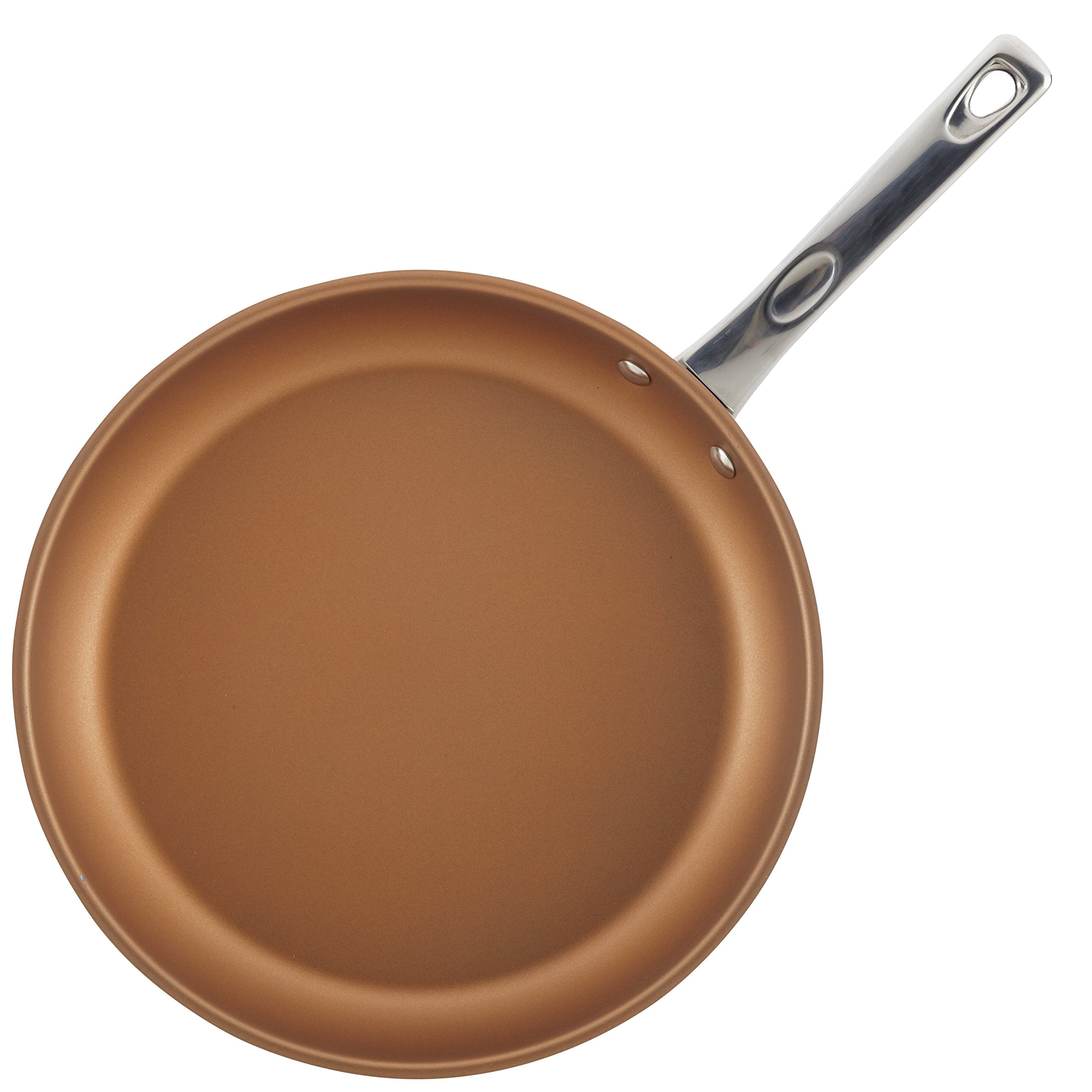 Ayesha Curry Home Collection Stainless Steel Nonstick Frying Pan Set / Fry Pan Set / Stainless Steel Skillet Set - 9.25 Inch And