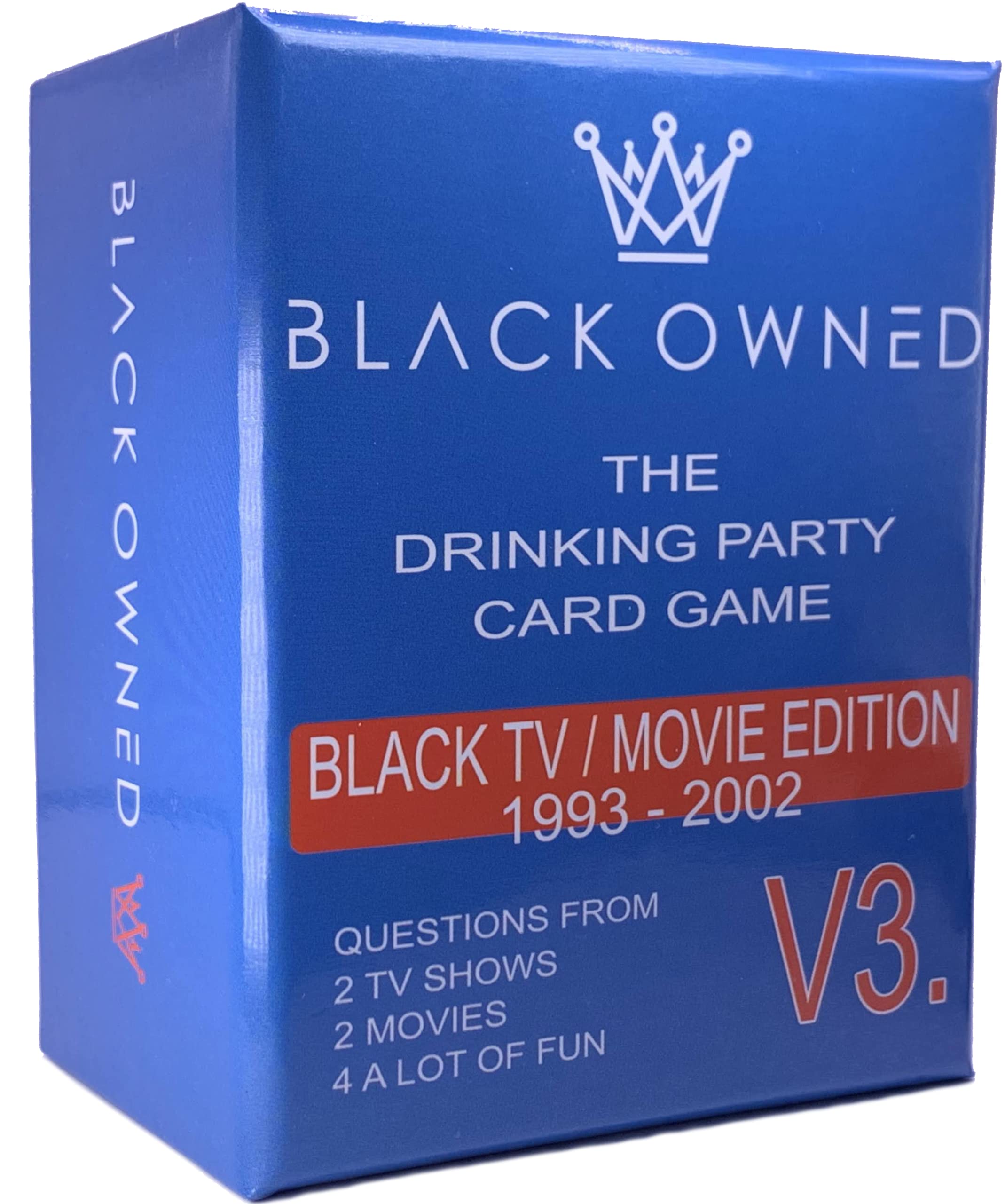 Black Owned - Party Drinking Black People Trivia Card Game - African American 90S & 2000S Movie Tv Trivia Games - Urban Party Ni