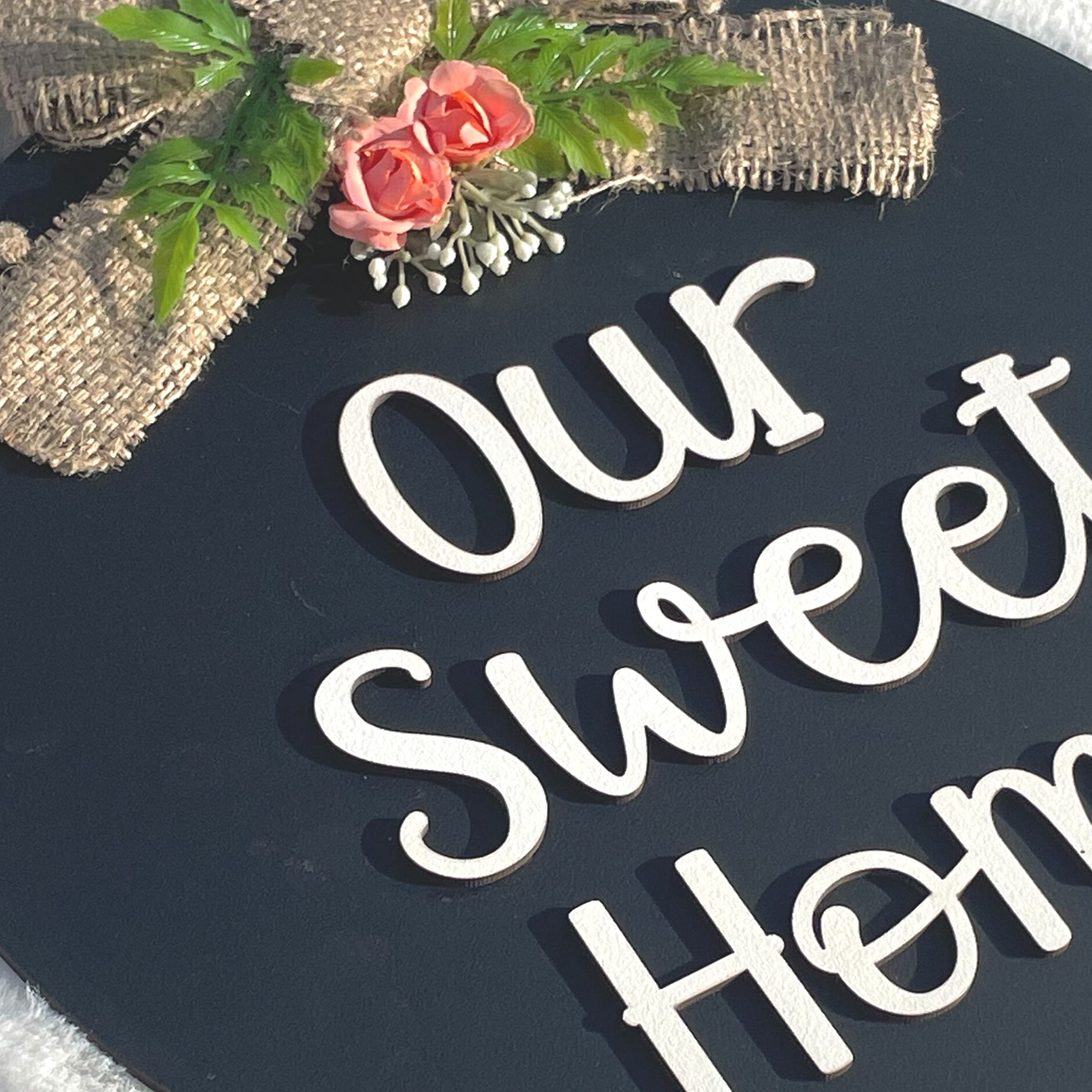 Home Sweet Home Wall Hanging Wooden Wall Decor Frame Board| 3D Board Design For Door Or Wall | Home Decorative Items For Living